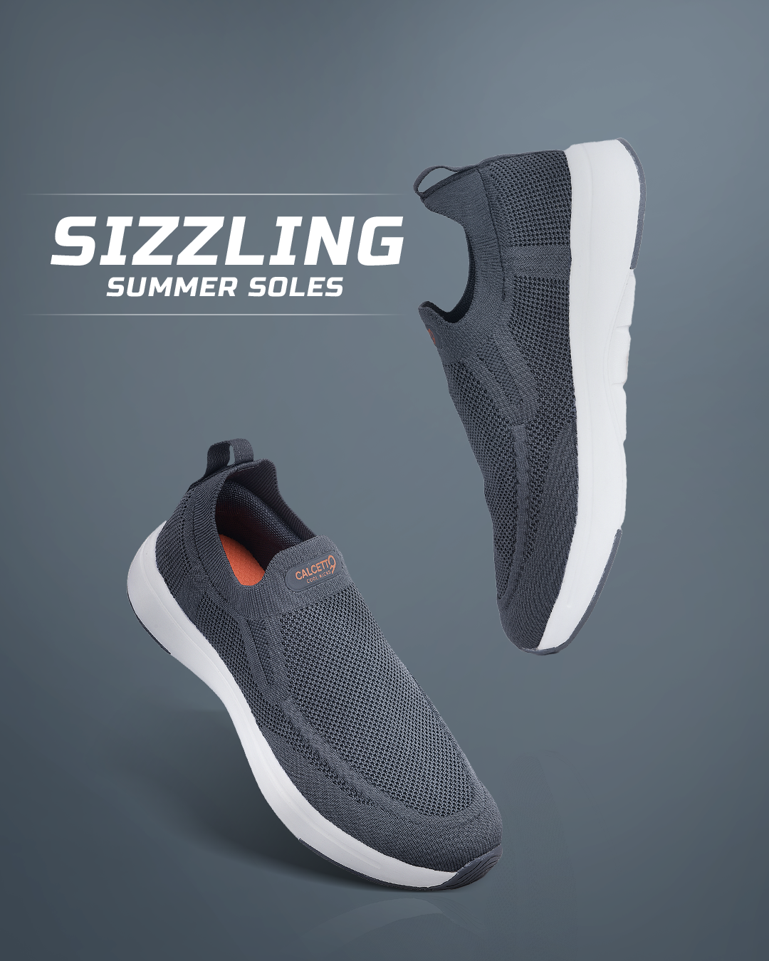 Calcetto CLT-2053 D GREY Men Running Sports Shoes