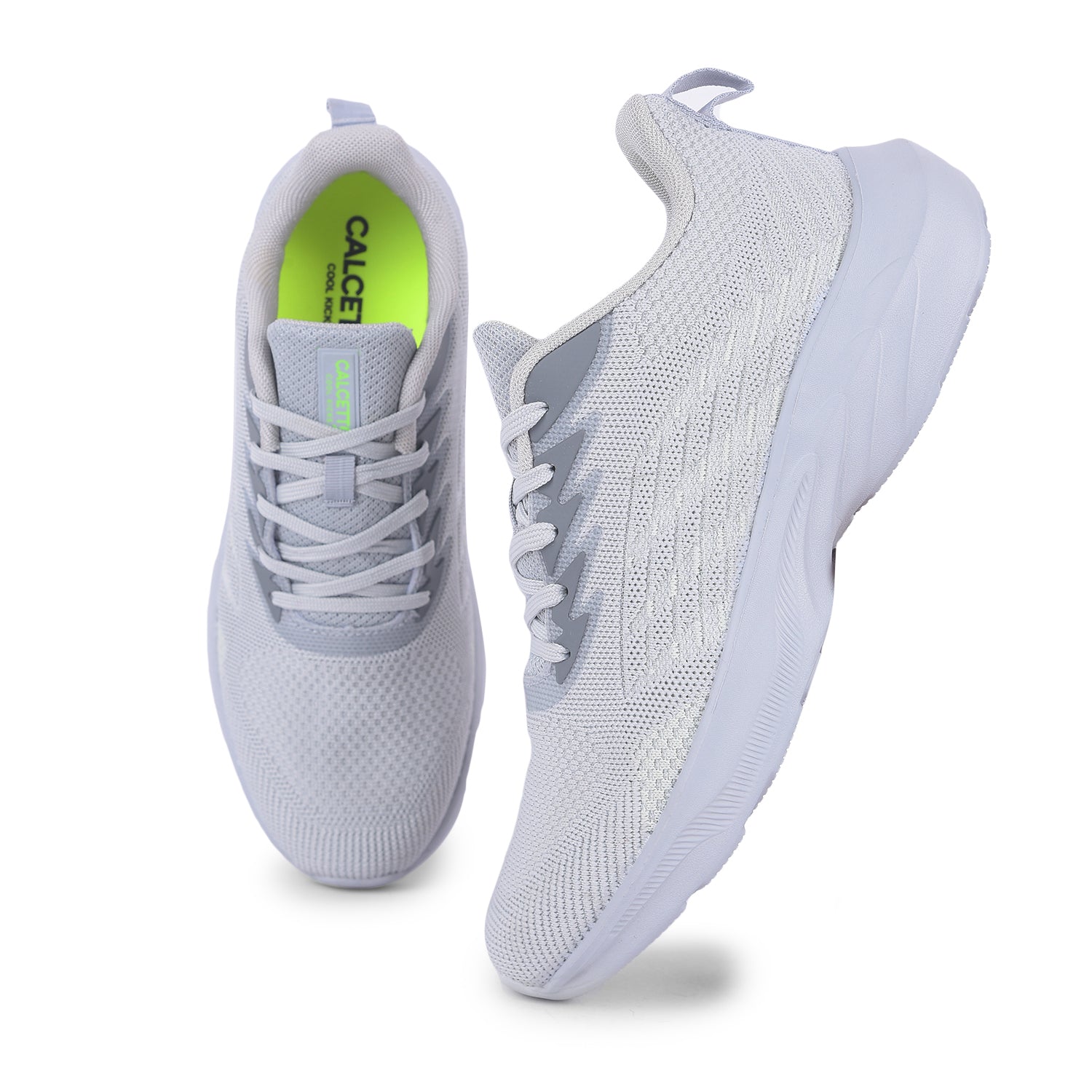Calcetto CLT-2045 L Grey Sports Shoes For Men