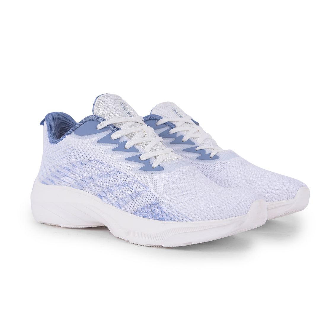 Calcetto CLT-2045 White Blue Sports Shoes For Men
