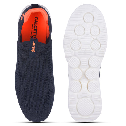 Calcetto CLT-2044 Navy Blue Slip On Shoe For Men