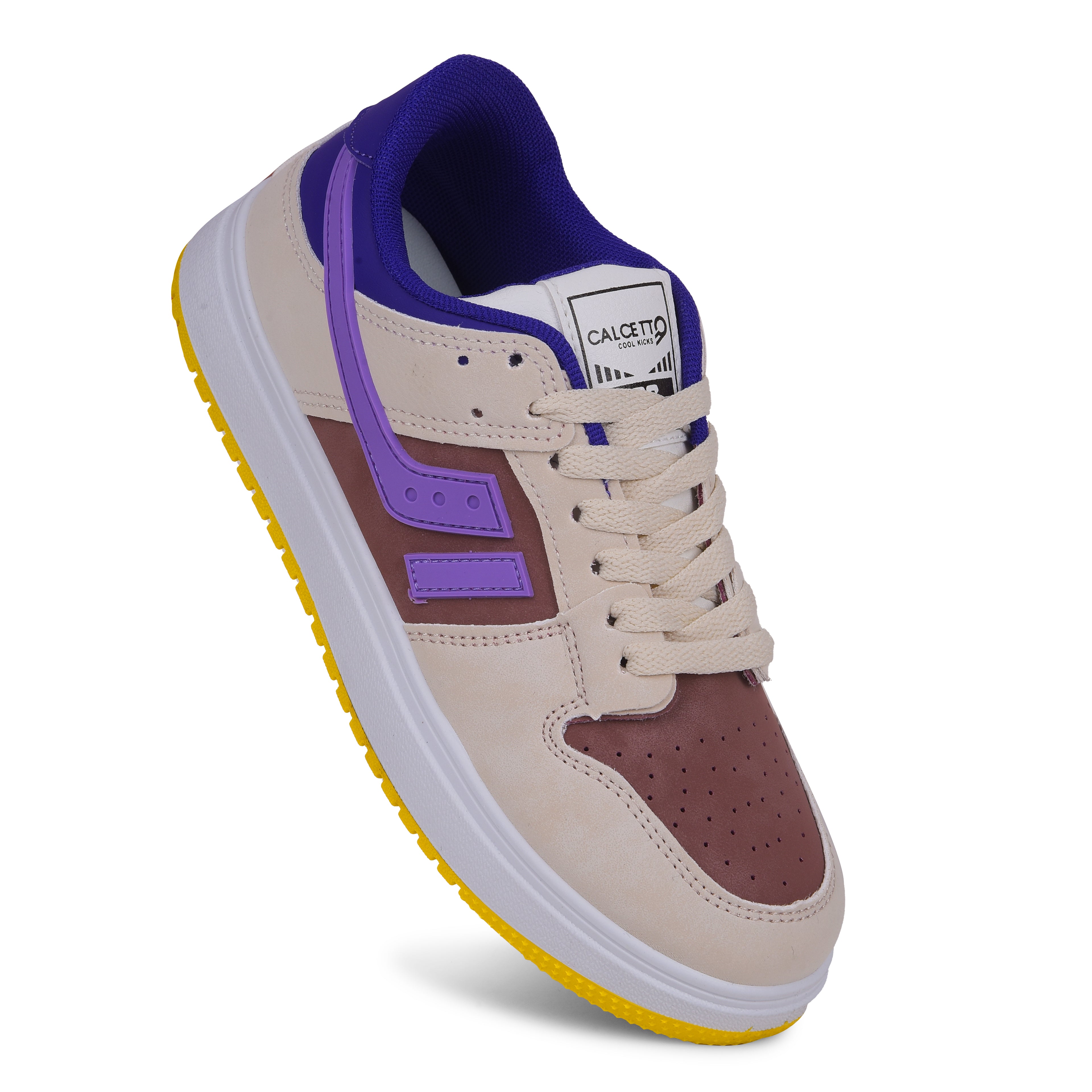 Women CLT-9833 Sneakers Beige Purple