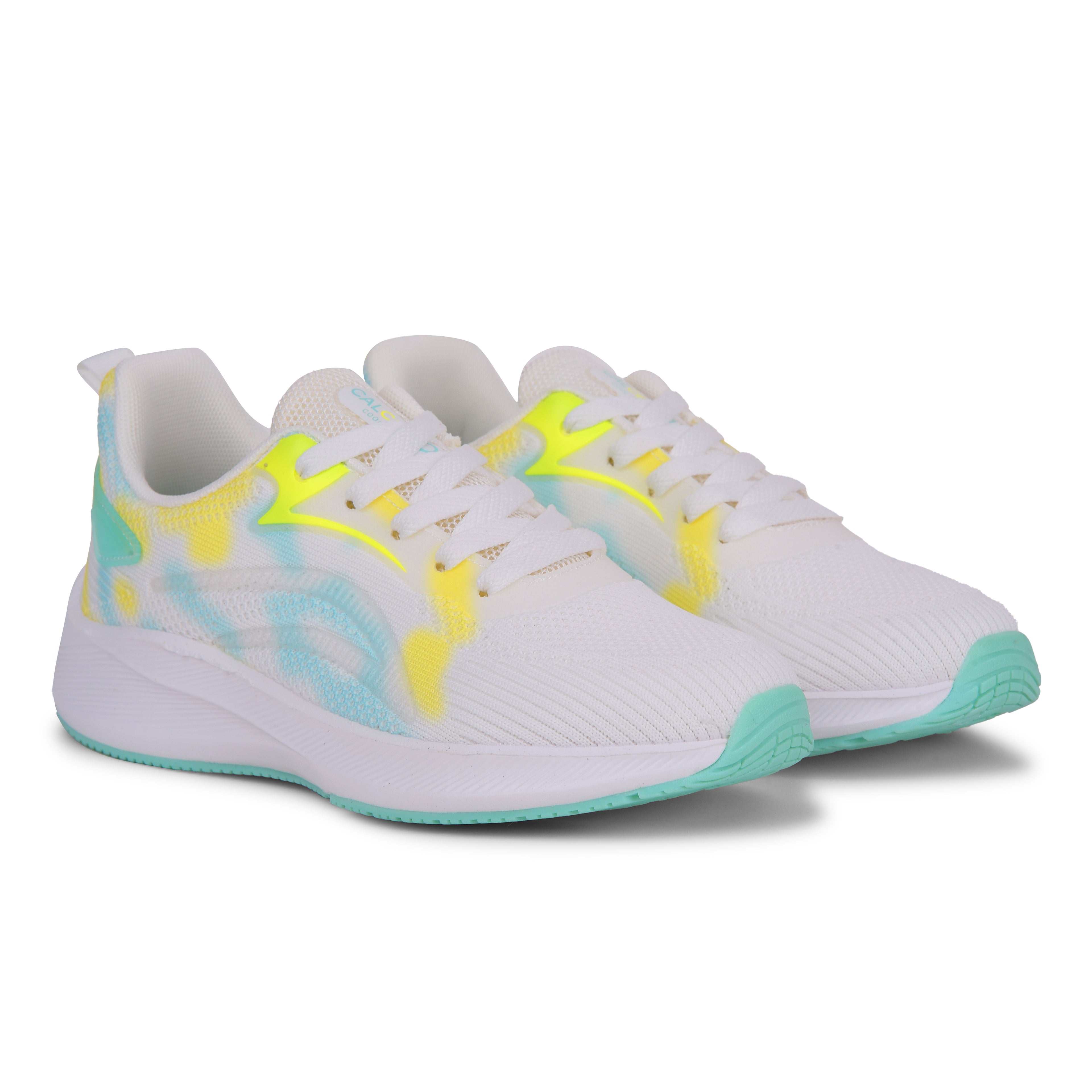 Calcetto Lightweight Running Shoes CLT-9830 WHITE S GREEN