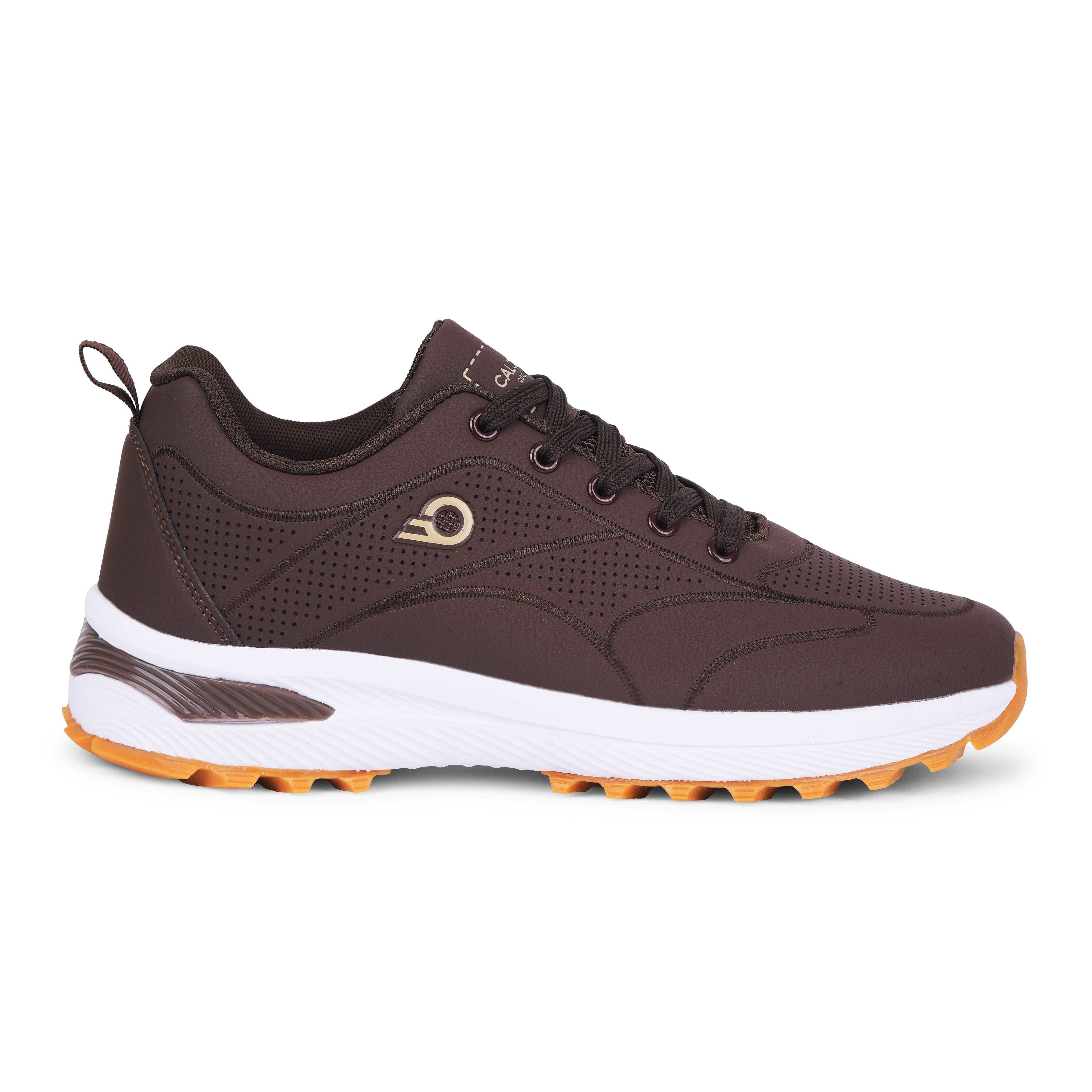 Calcetto CLT-1011 Brown Sneakers For Men