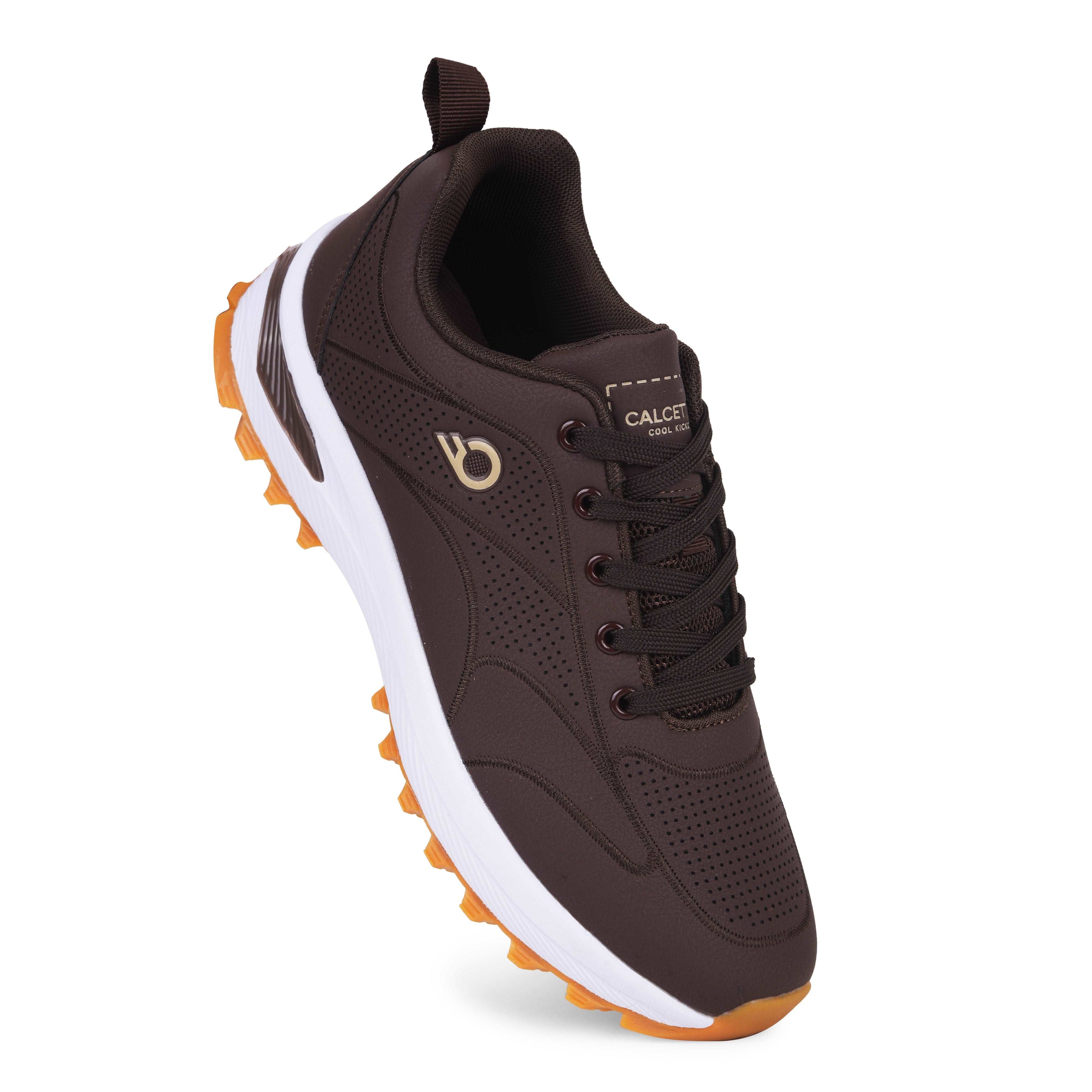Calcetto CLT-1011 Brown Sneakers For Men