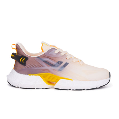 Calcetto CLT-1015 Beige Yellow Casual Shoe For Men