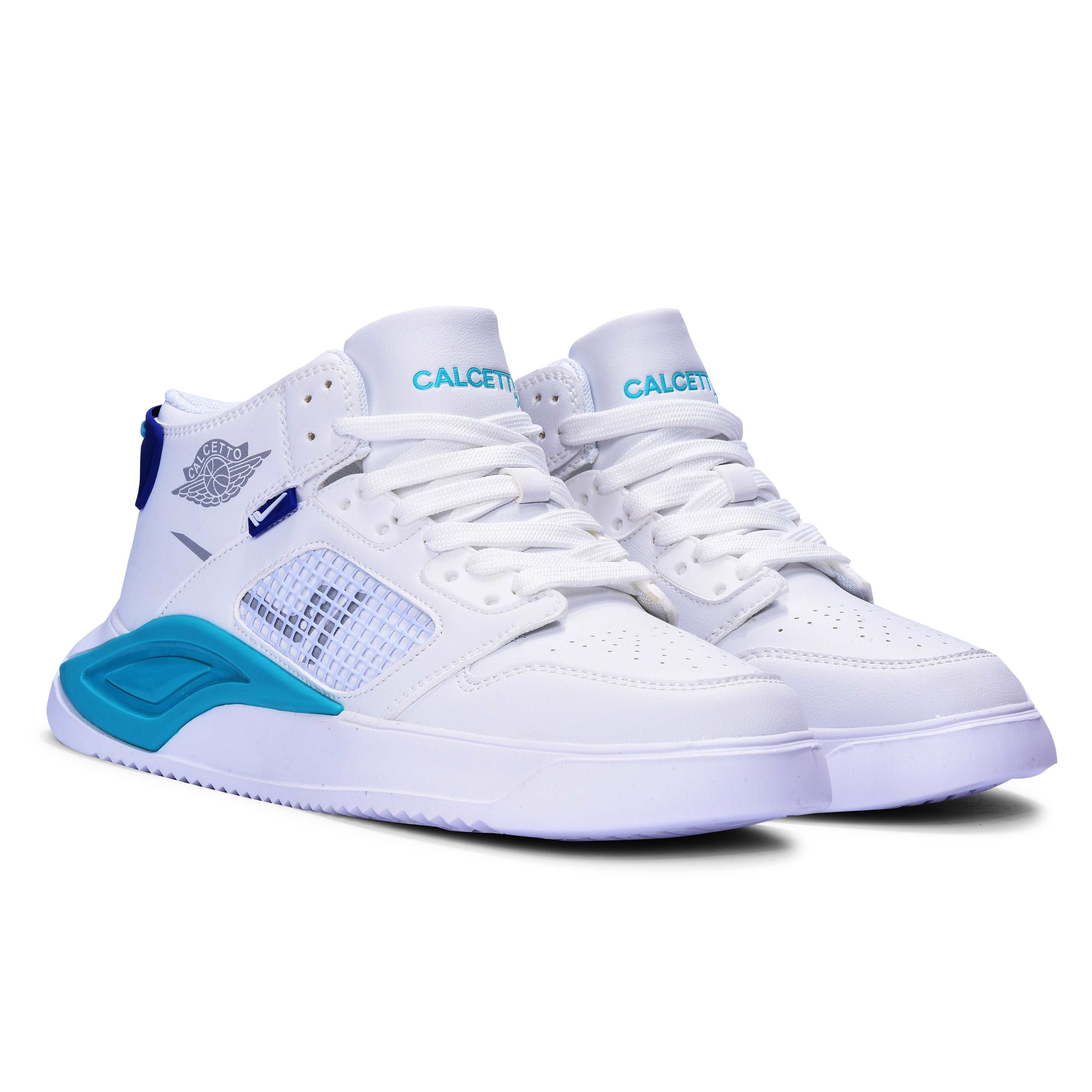 Calcetto CLT-0974 White S Green Men Sneaker