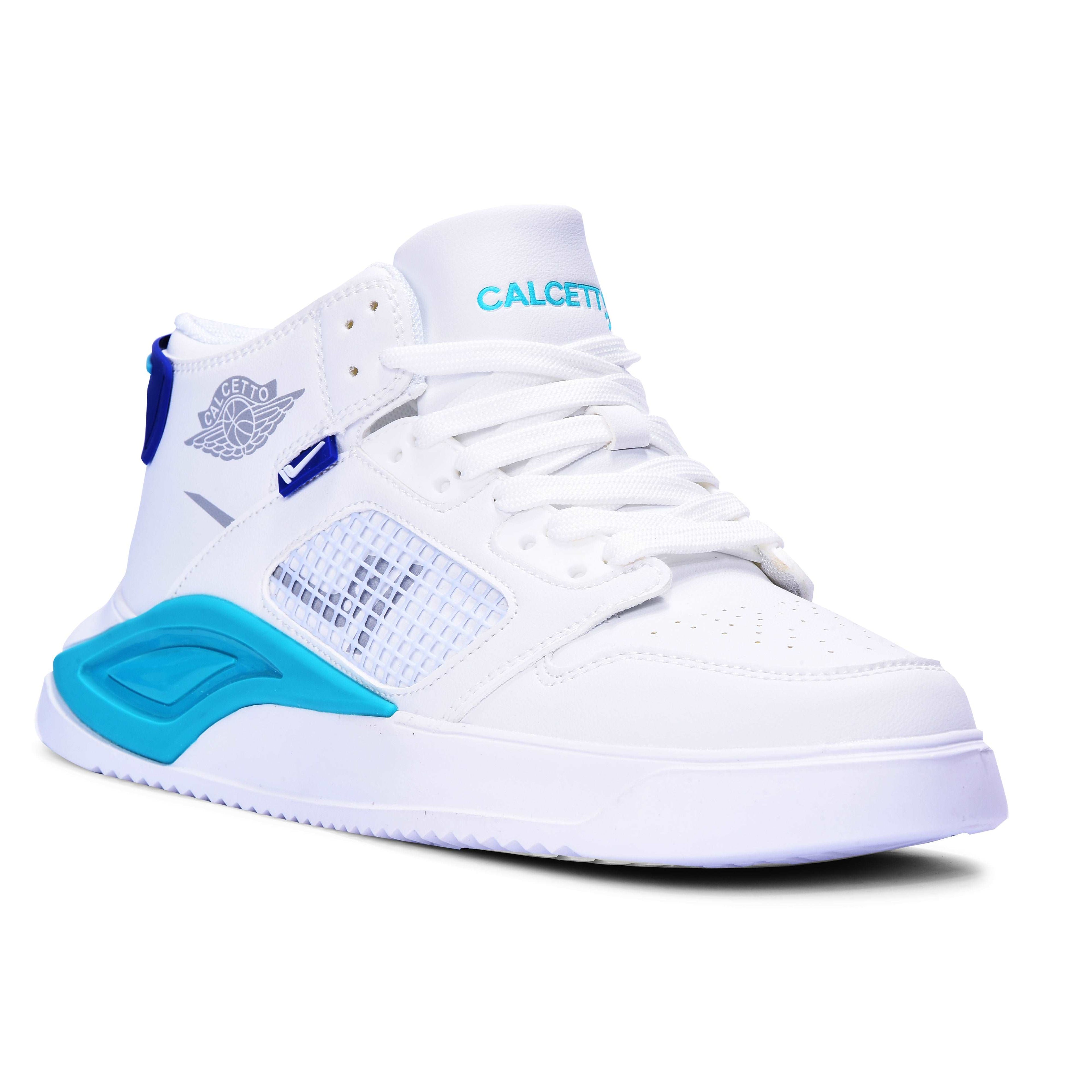 Calcetto CLT-0974 White S Green Men Sneaker