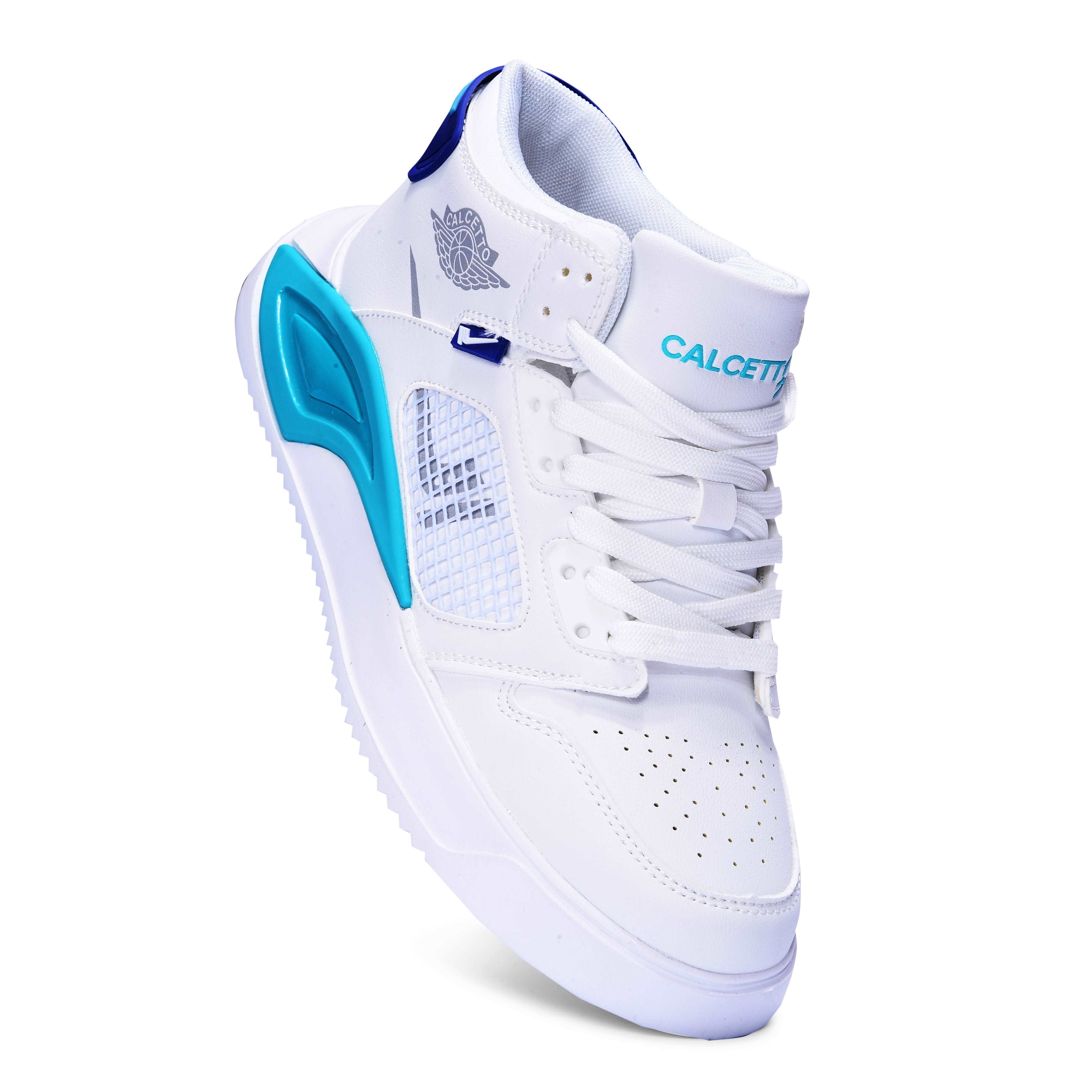 Calcetto CLT-0974 White S Green Men Sneaker