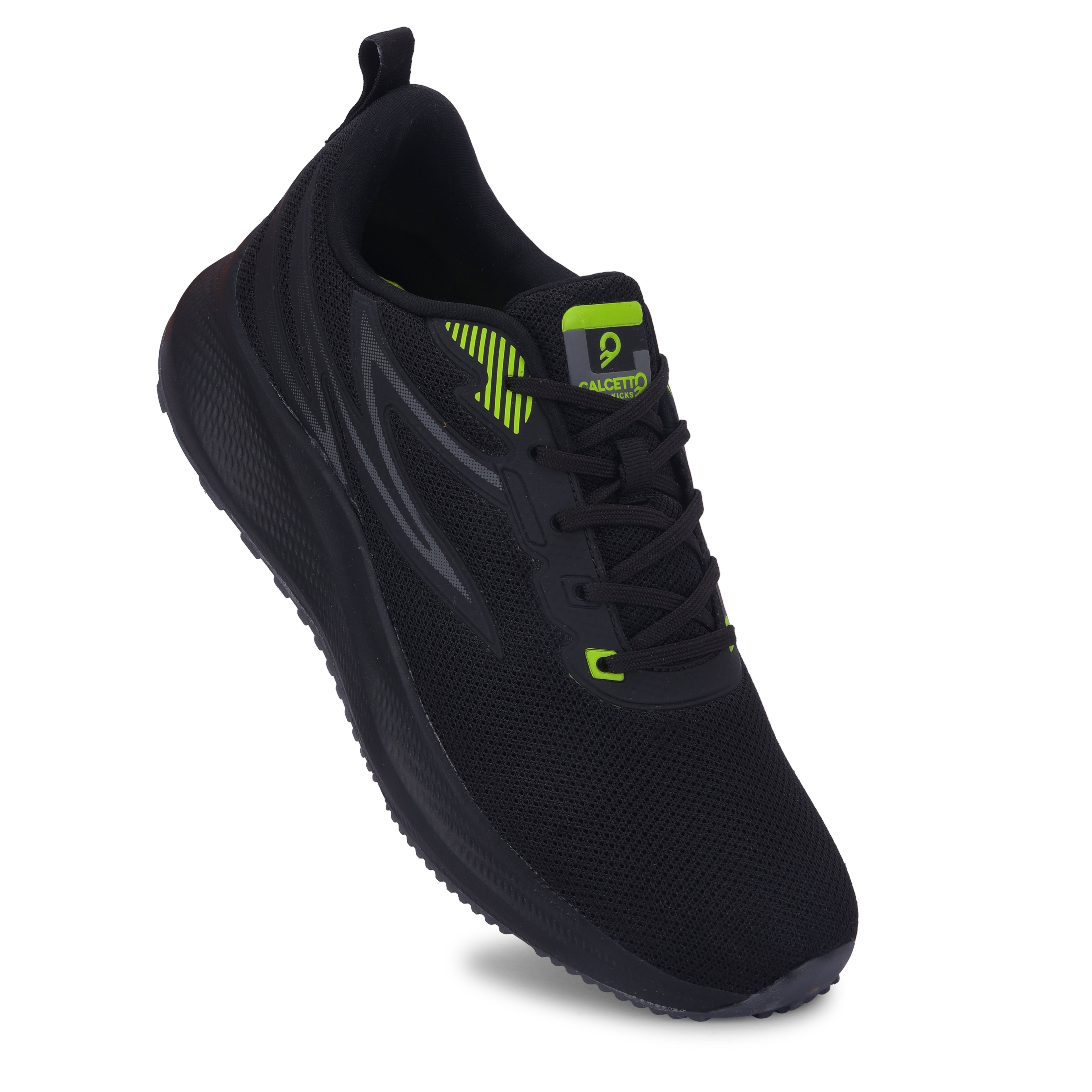 Calcetto CLT-2011 Black Running Sports Shoes For Men