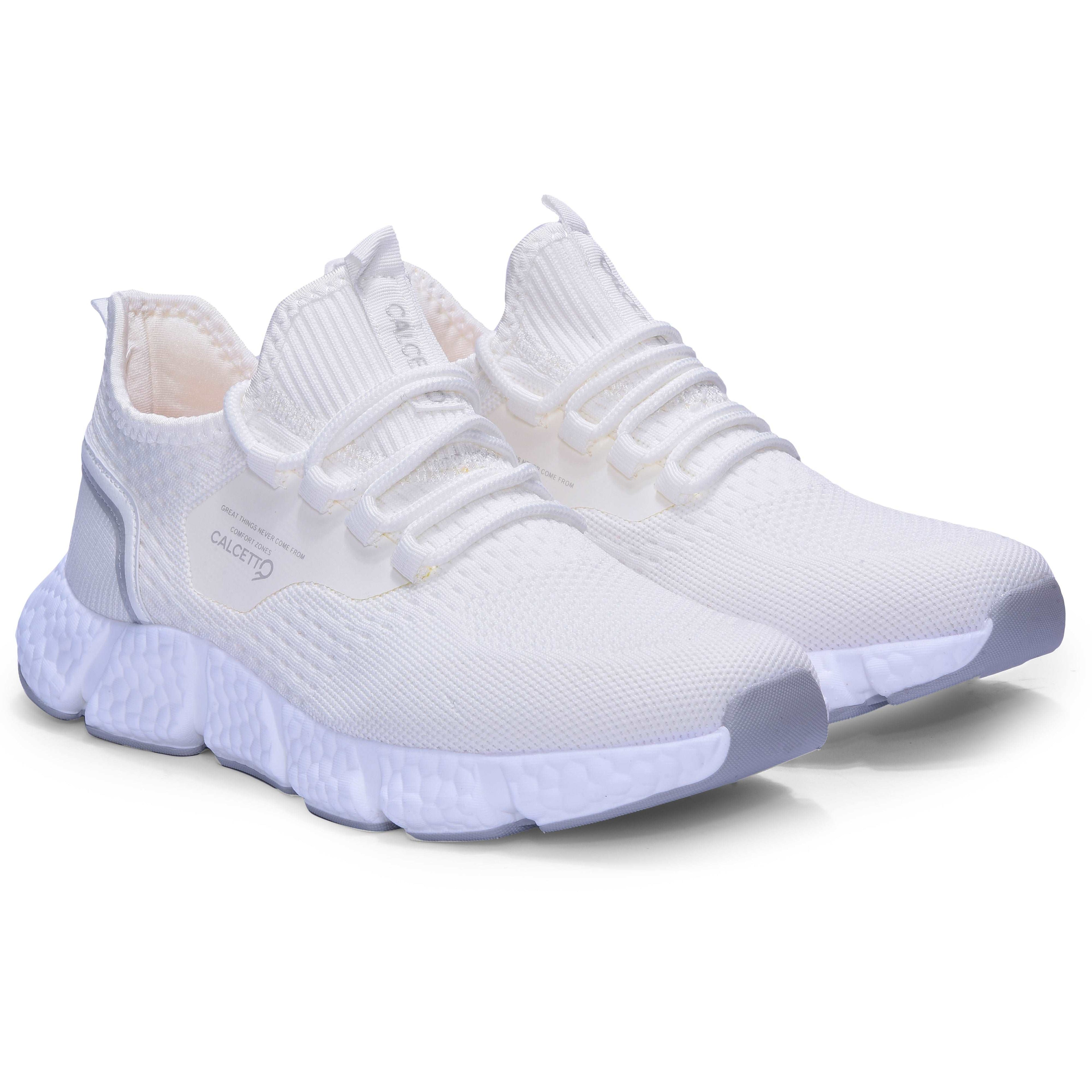 Calcetto CLT-0973 White Casual Shoe For Men
