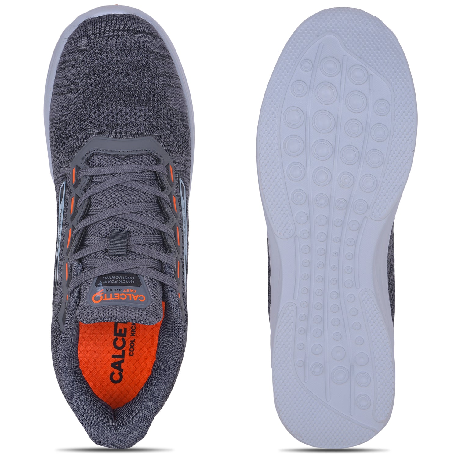 Calcetto CLT-2050 D Grey Men Casual Shoe