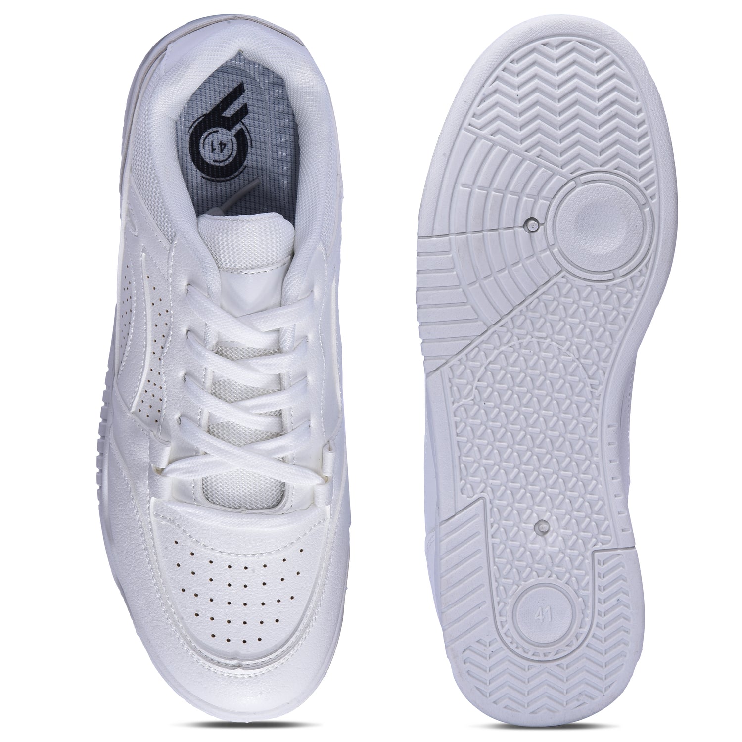 Calcetto CLT-2010 Full White Sneaker For Men