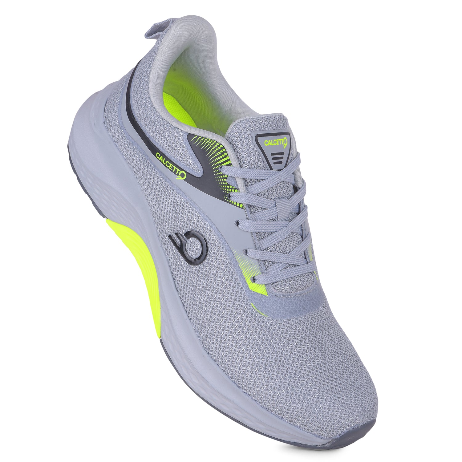 Calcetto CLT-2032 L Grey Lime Men Running Shoe