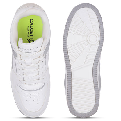 Calcetto CLT-5102 White L Grey Men Sneaker