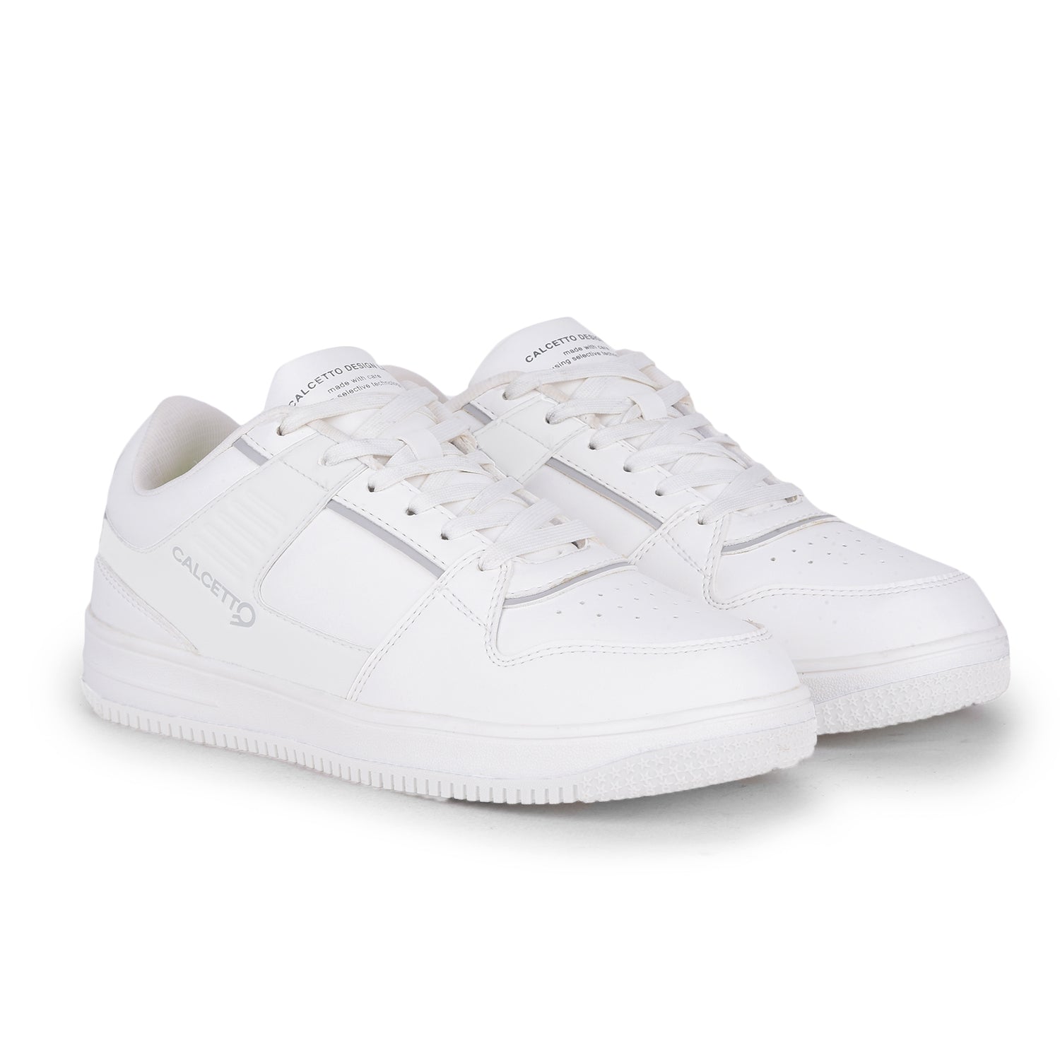 Calcetto CLT-5102 All White Men Sneaker