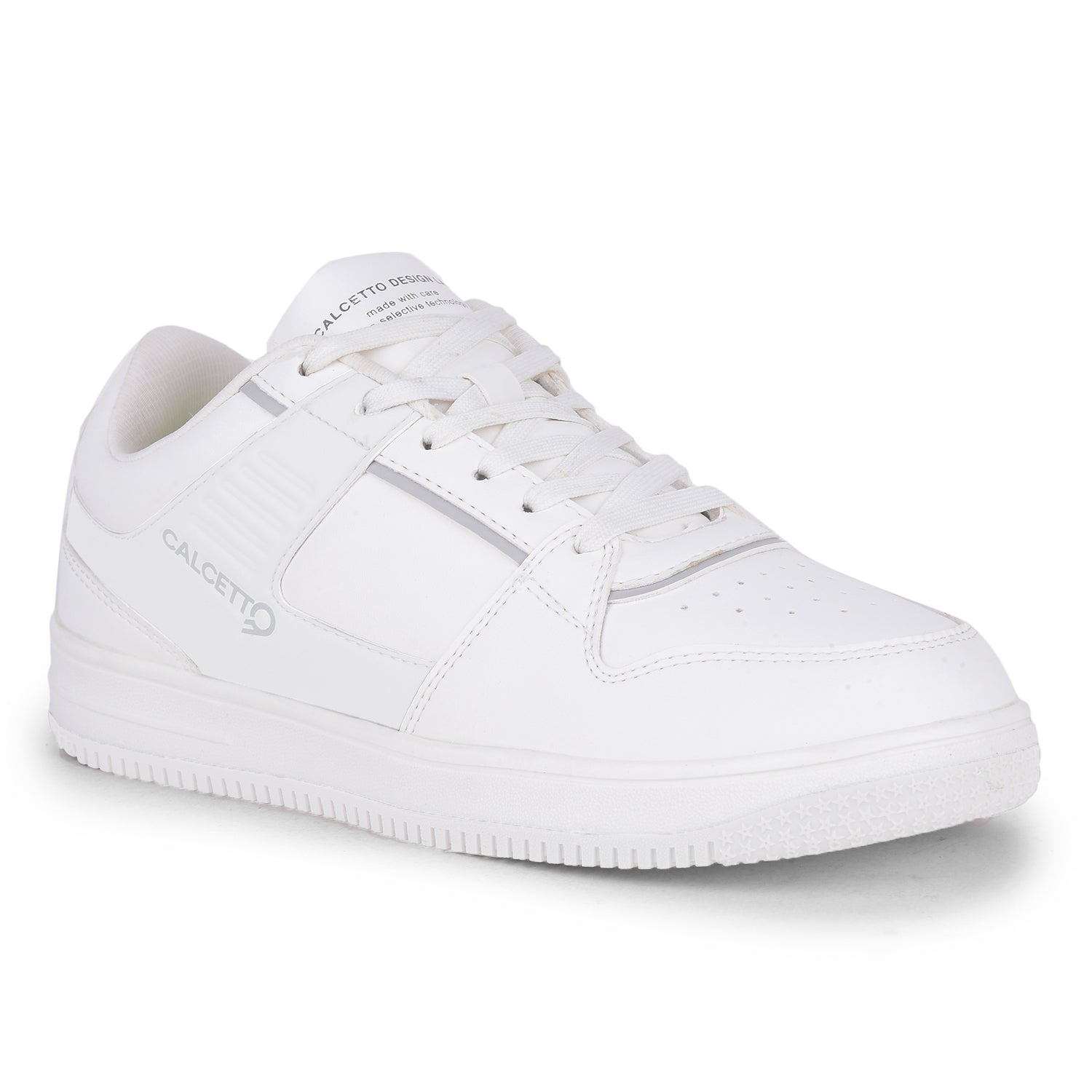 Calcetto CLT-5102 All White Men Sneaker