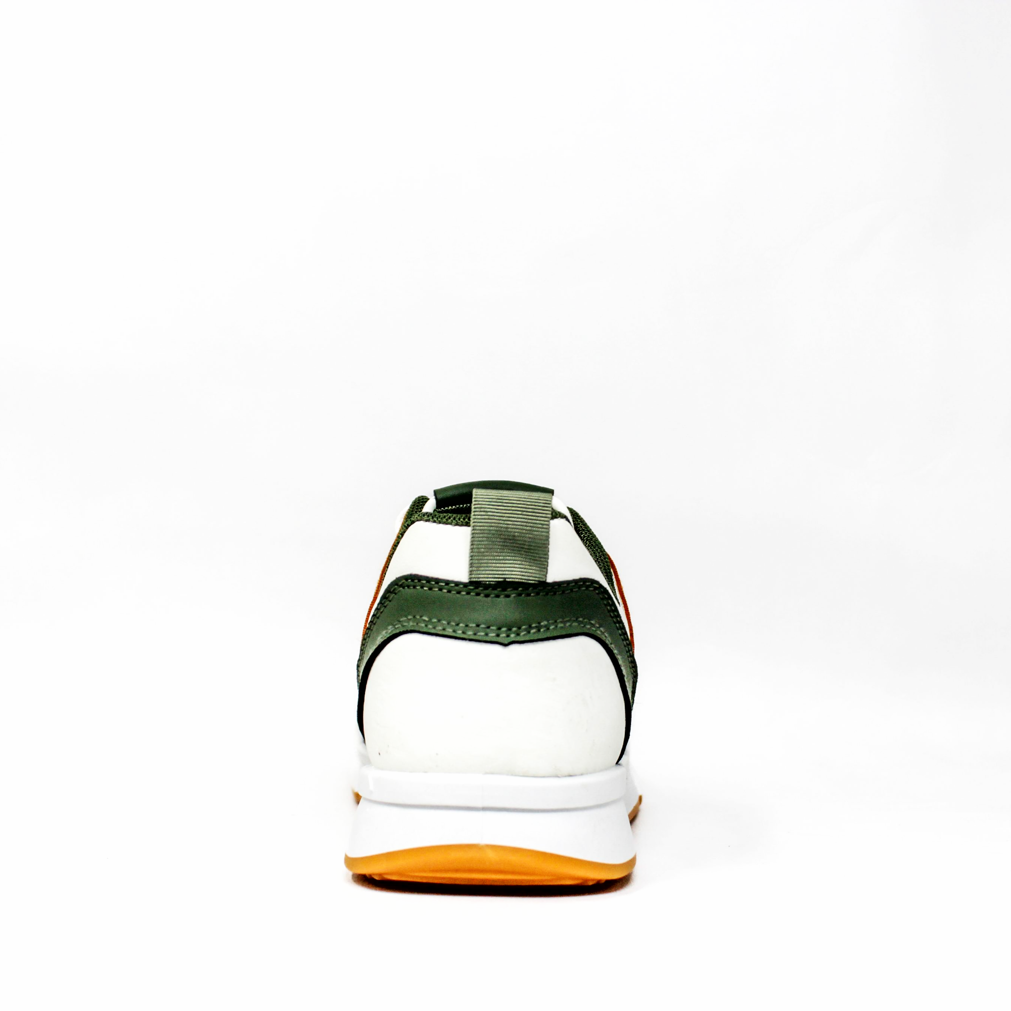 Light Weight CLT-6062 WHITE GREEN Sneakers