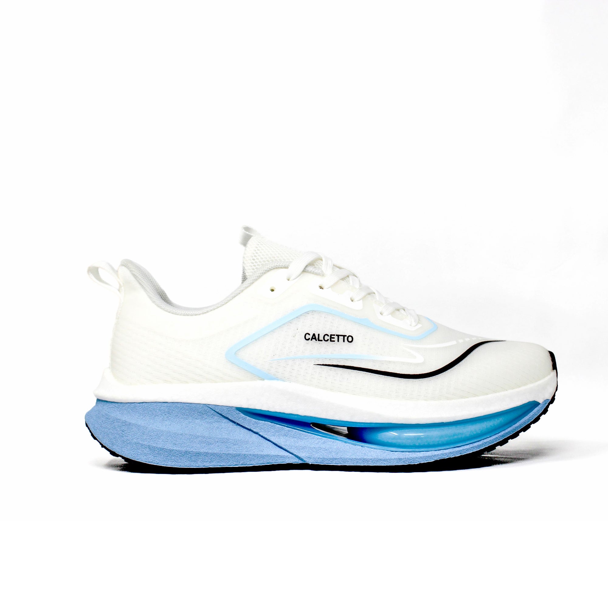 Light Weight CLT-1062 WHITE BLUE Running Shoes