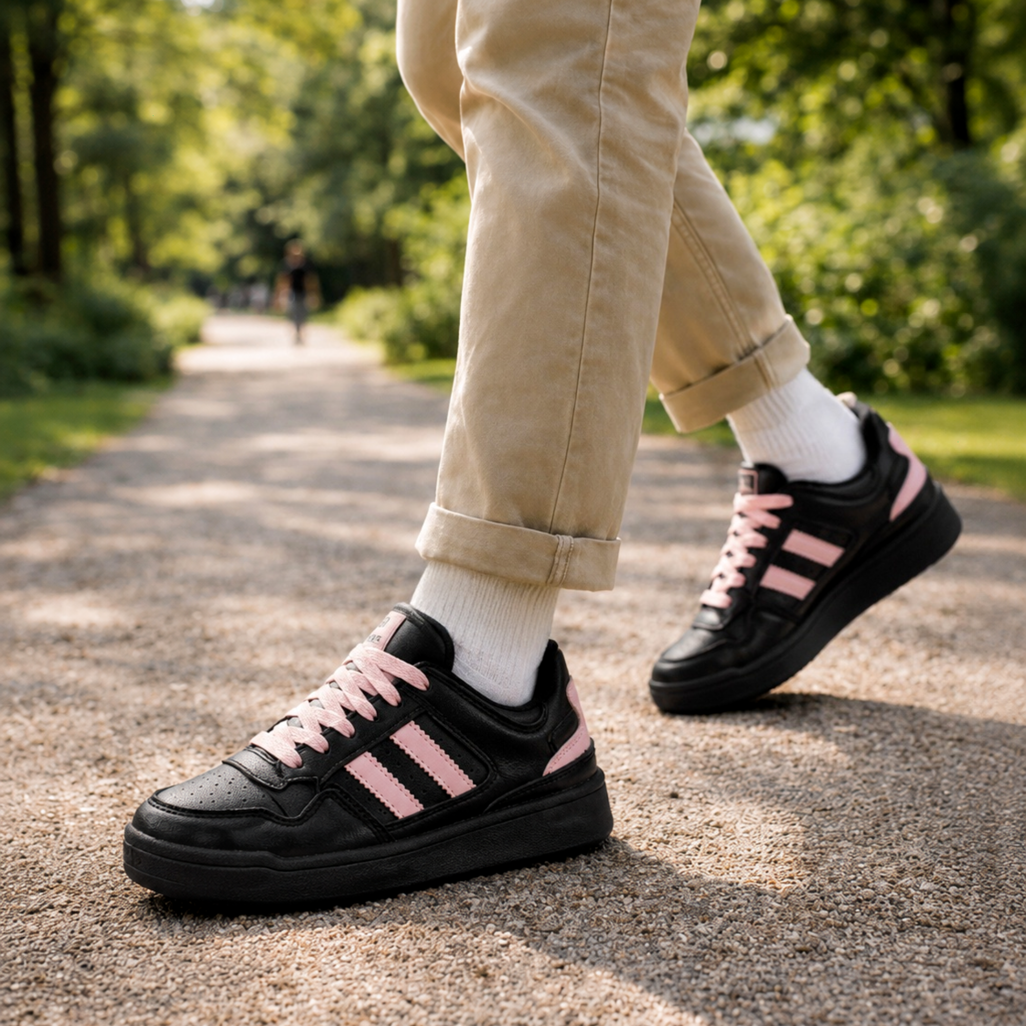 Women CLT-9834 Sneakers Black Pink