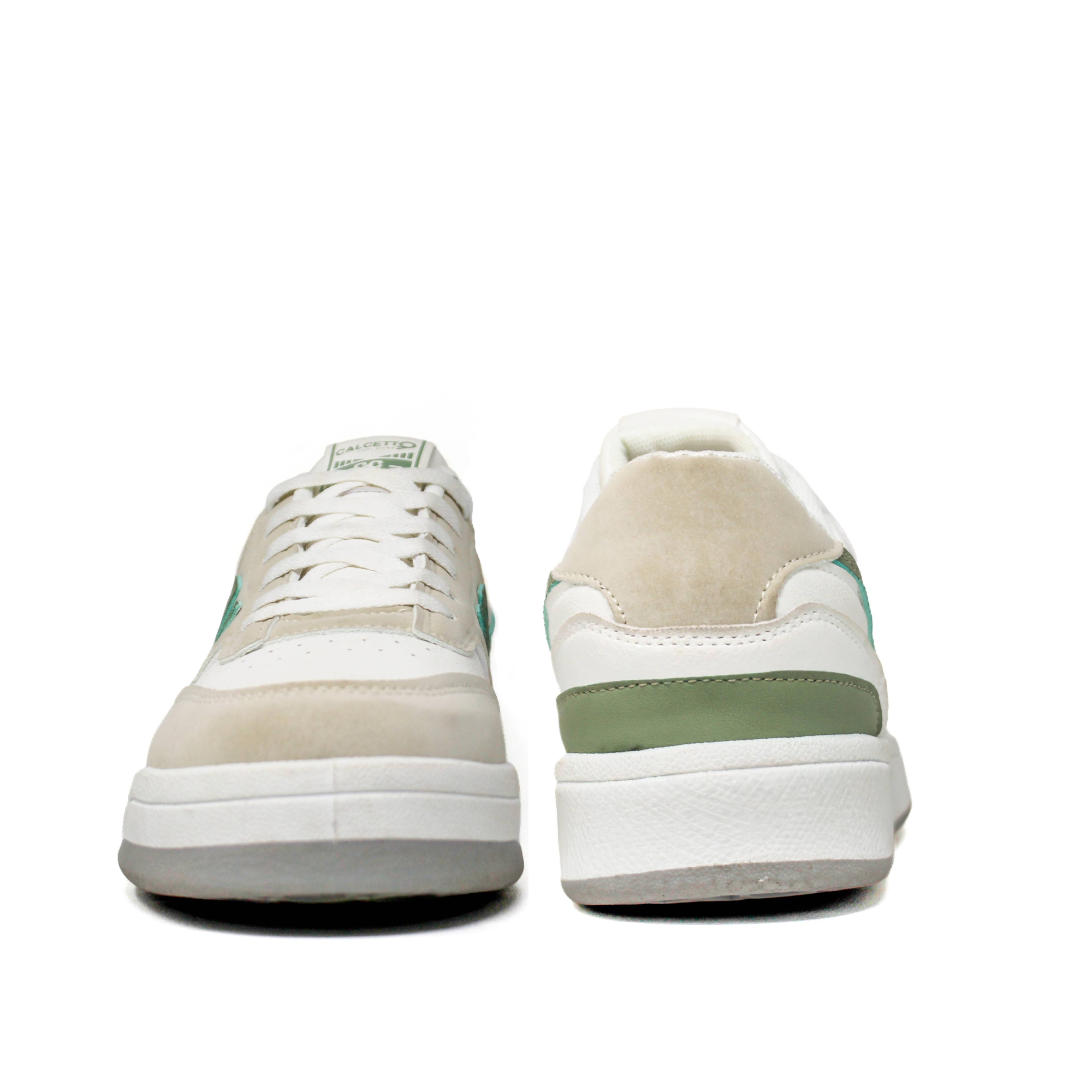 Light Weight CLT-6019 WHITE GREY GRN Sneakers
