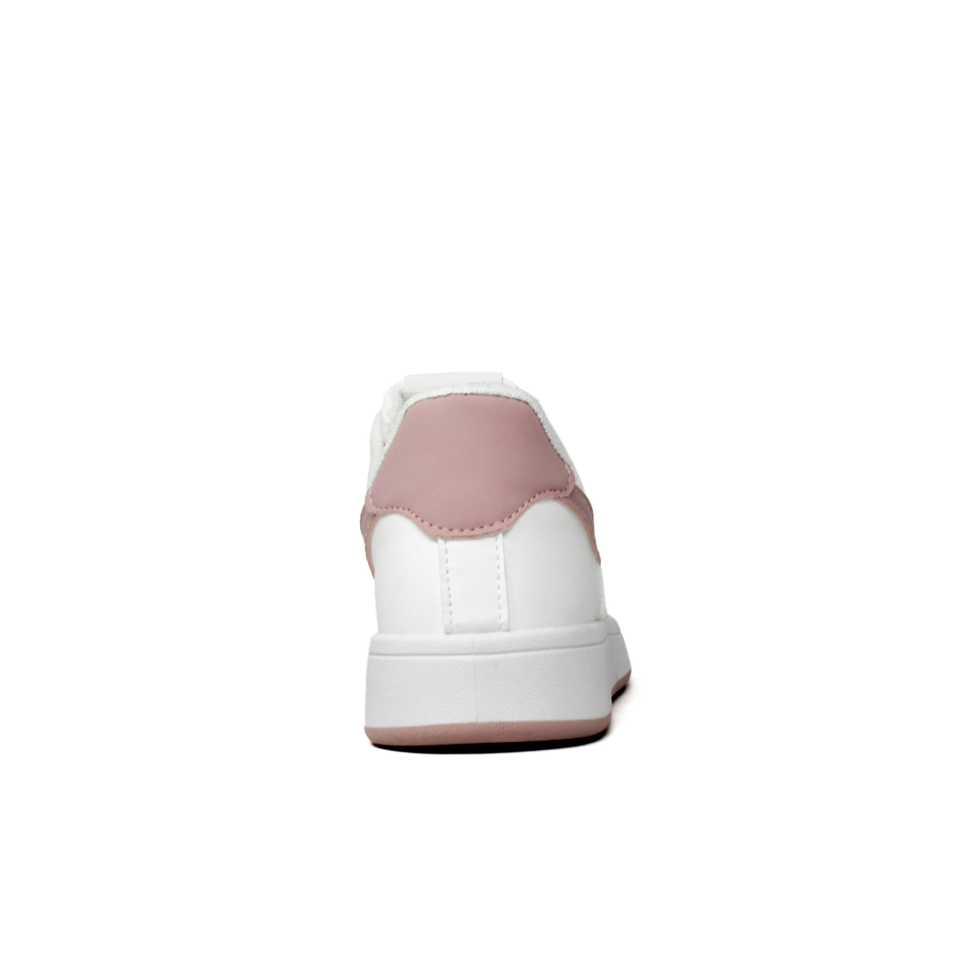 Light Weight CLT-9846 WHITE PINK Running Shoes