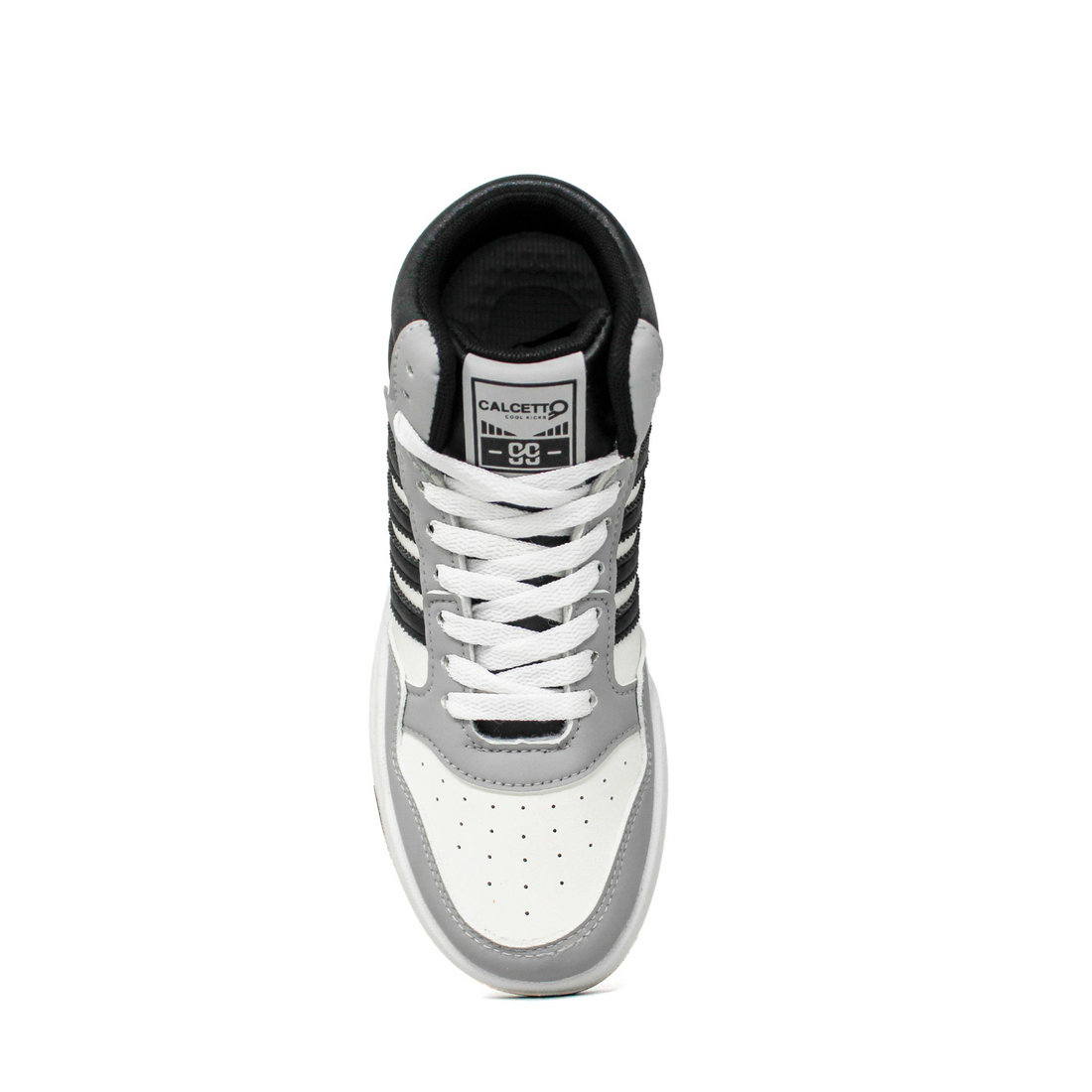 Light Weight CLT-9852 WHITE GREY BLK Running Shoes