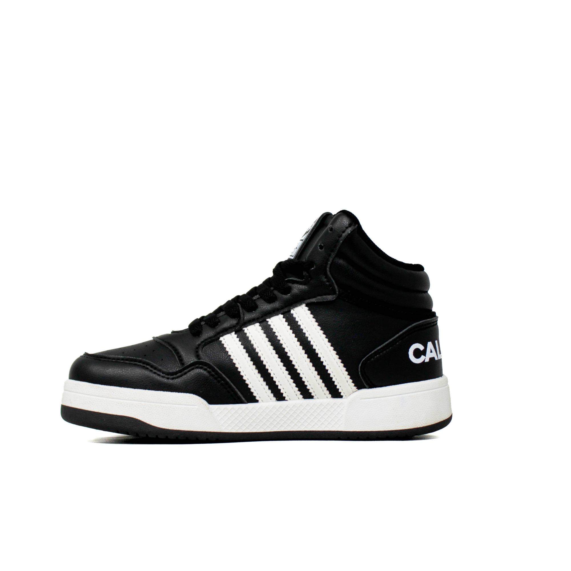 Light Weight CLT-9852 BLACK WHITE Running Shoes