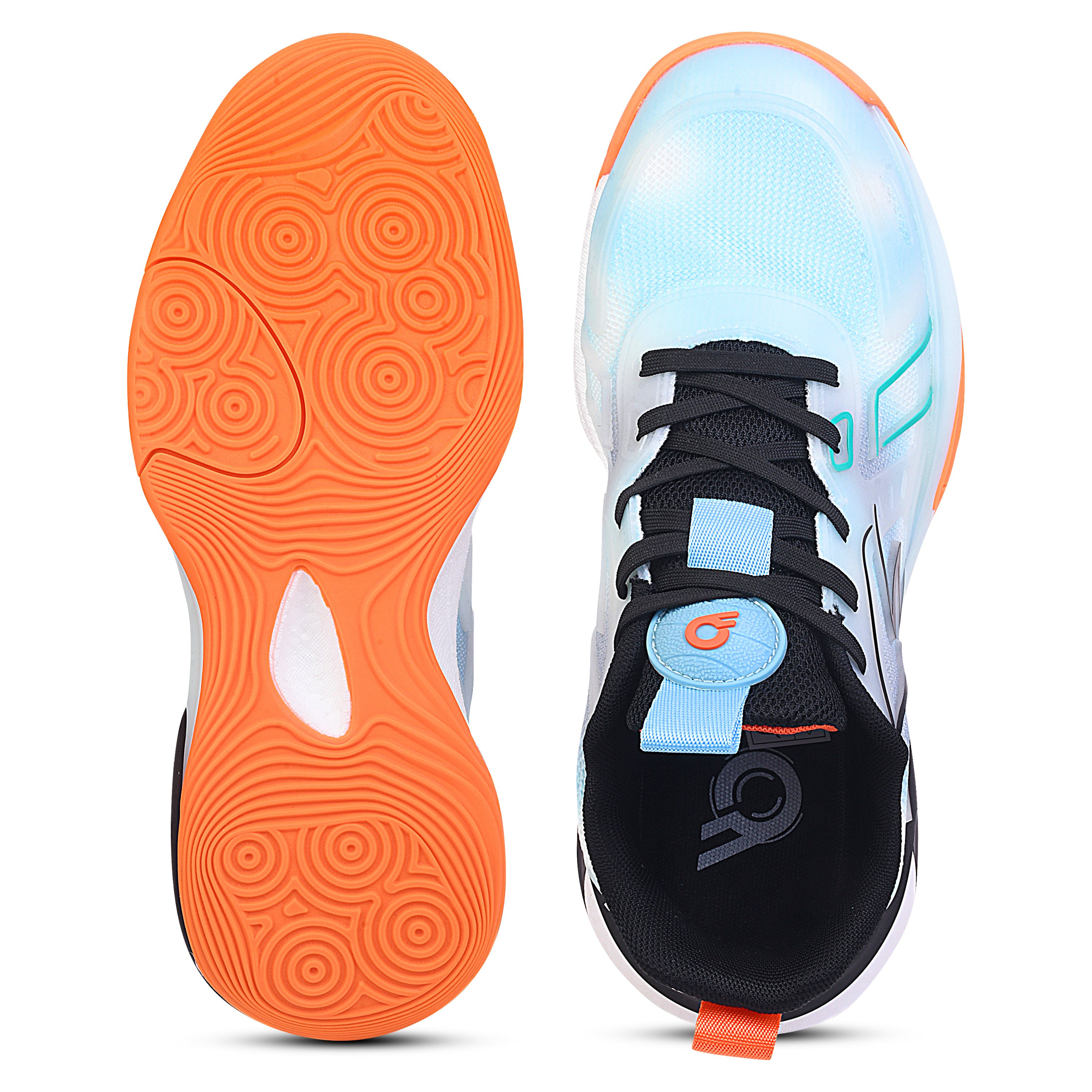 Calcetto Lightweight Running Shoes CLT-1032 WHITE SKY ORANGE