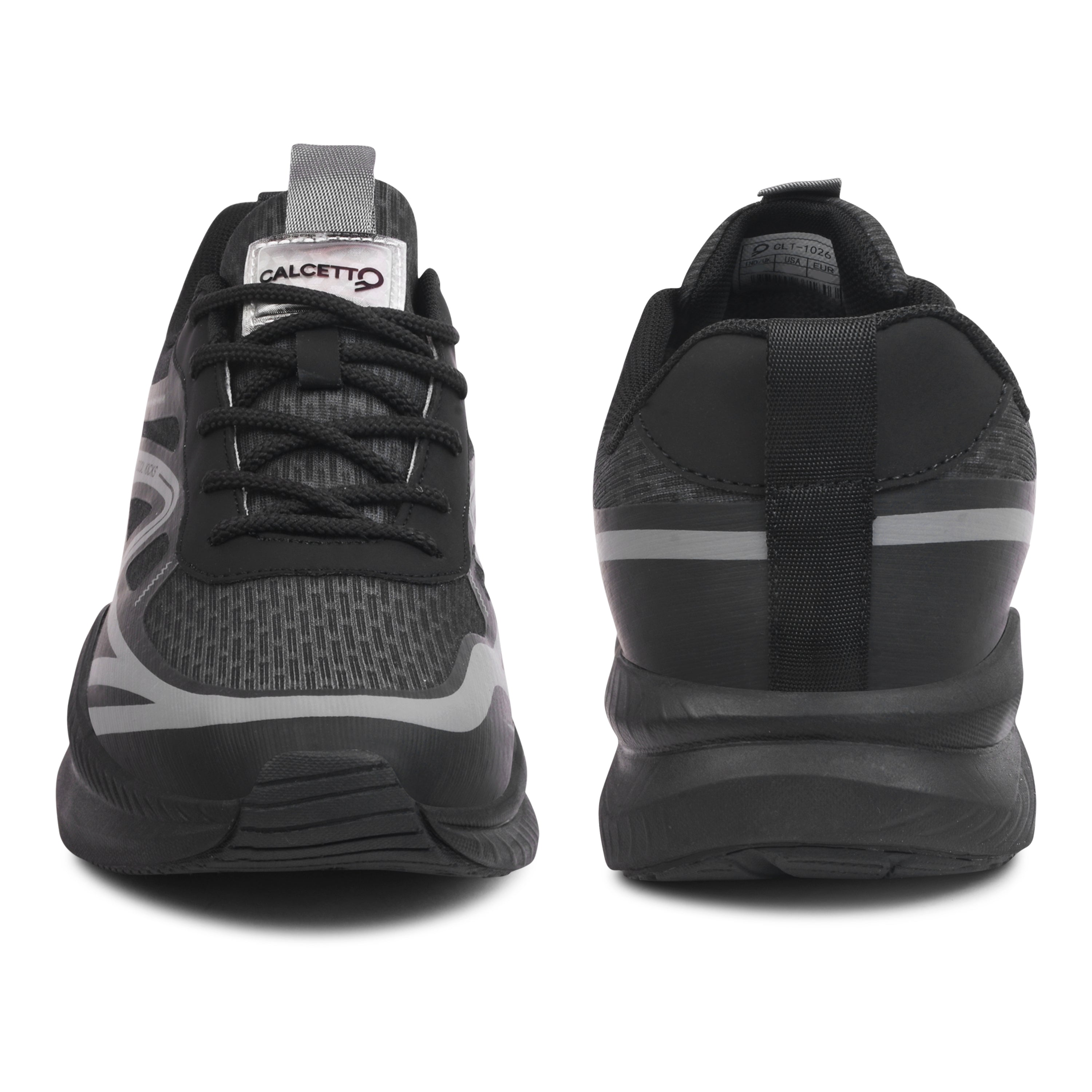 Calcetto Lightweight Running Shoes CLT-1026 FULL BLACK