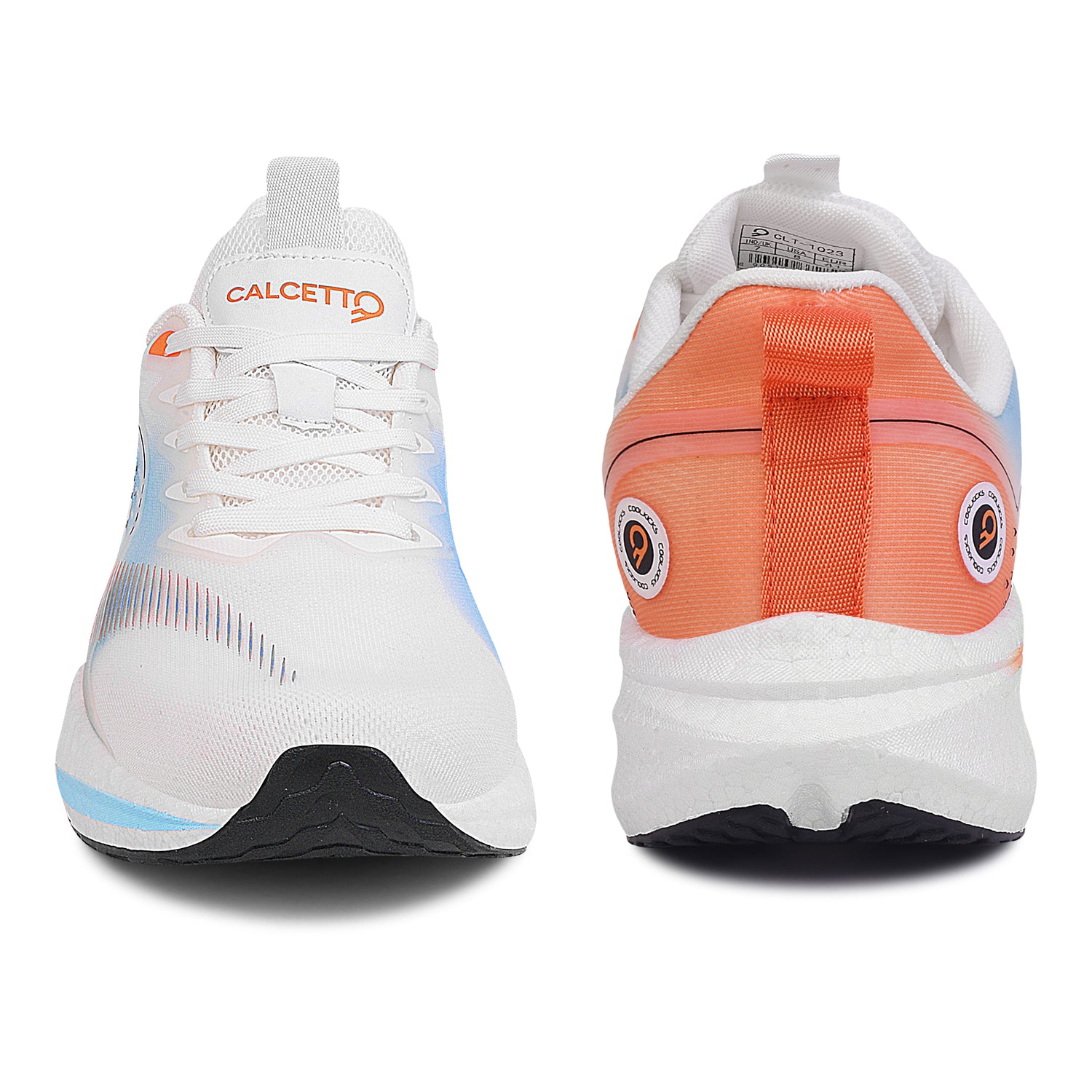 Calcetto Lightweight Running Shoes CLT-1023 WHITE ORANGE