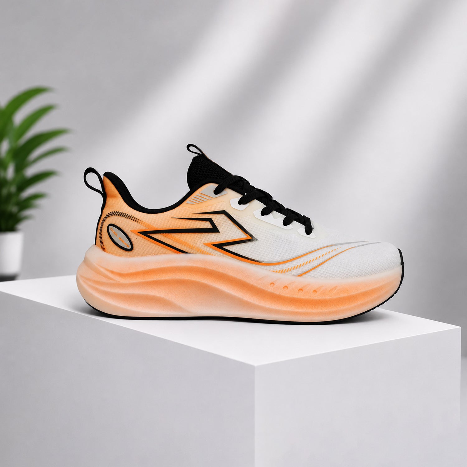 Light Weight CLT-1061 ORANGE Running Shoes