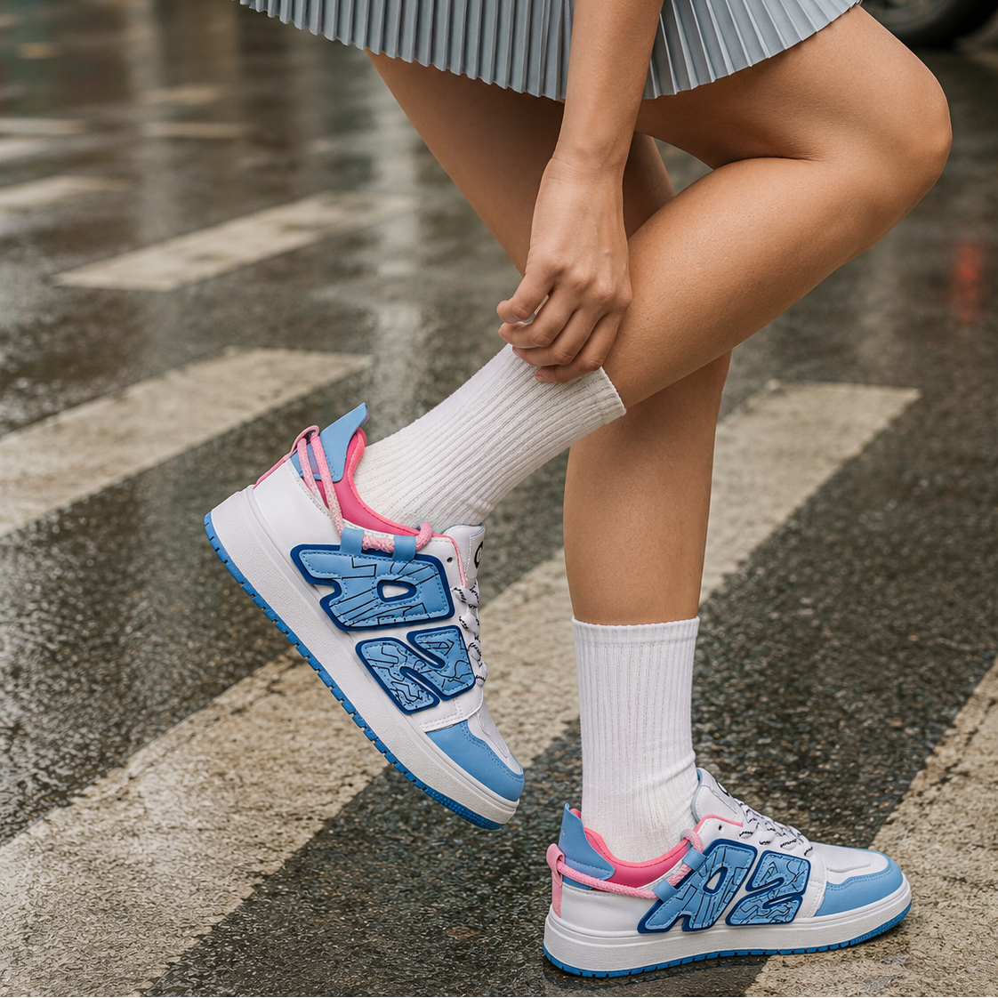 Women LDS-036 Sneakers White Sky