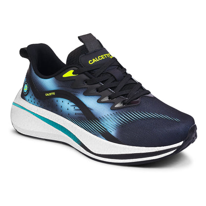 Calcetto Lightweight Running Shoes CLT-1023 BLACK S GREEN