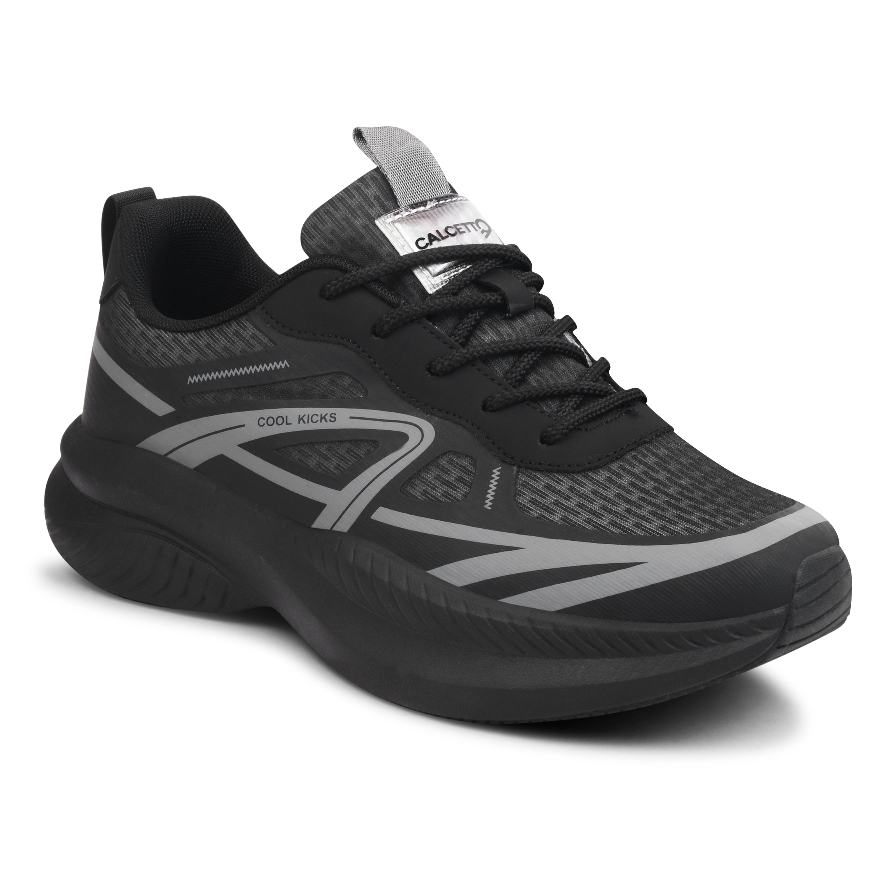 Calcetto Lightweight Running Shoes CLT-1026 FULL BLACK