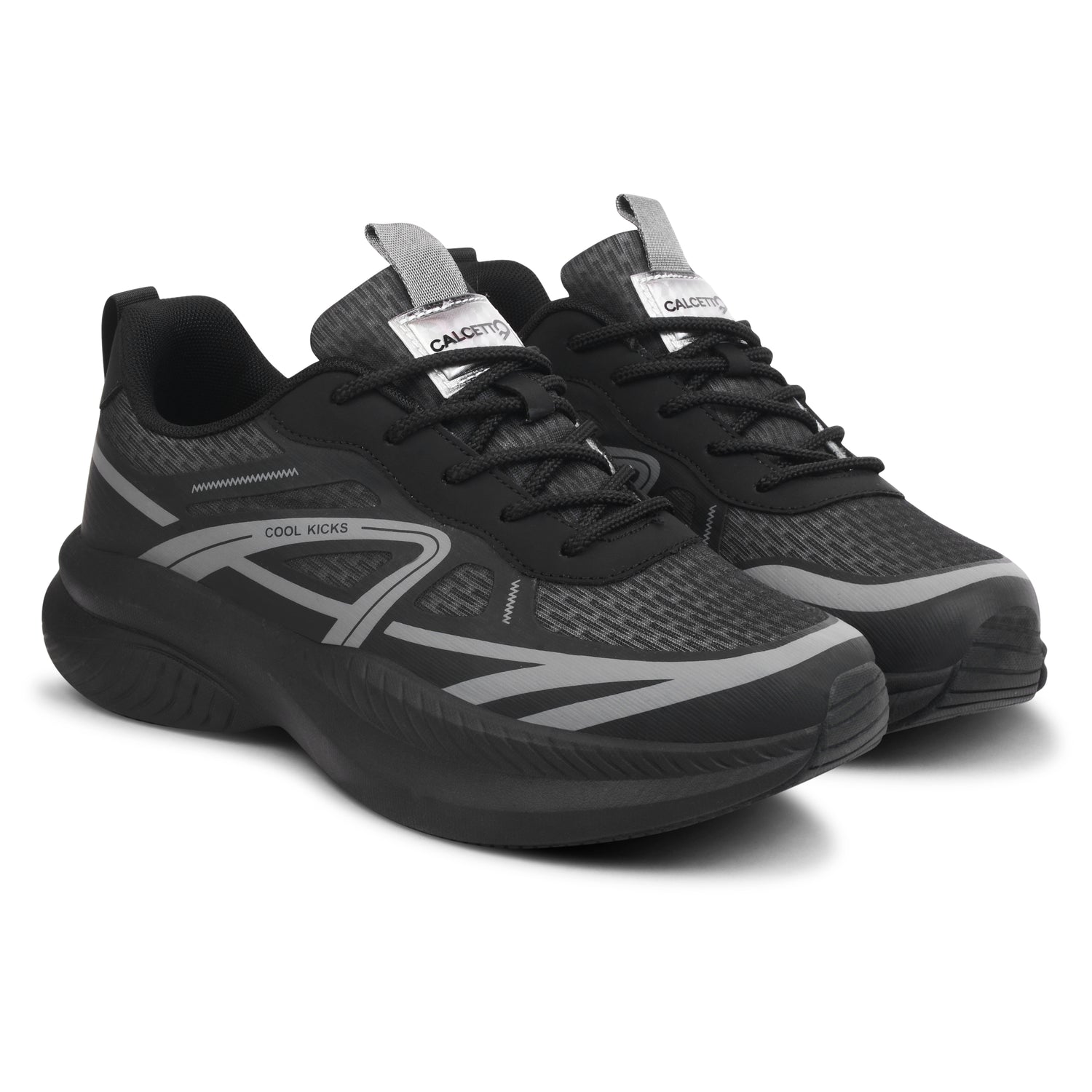 Calcetto Lightweight Running Shoes CLT-1026 FULL BLACK