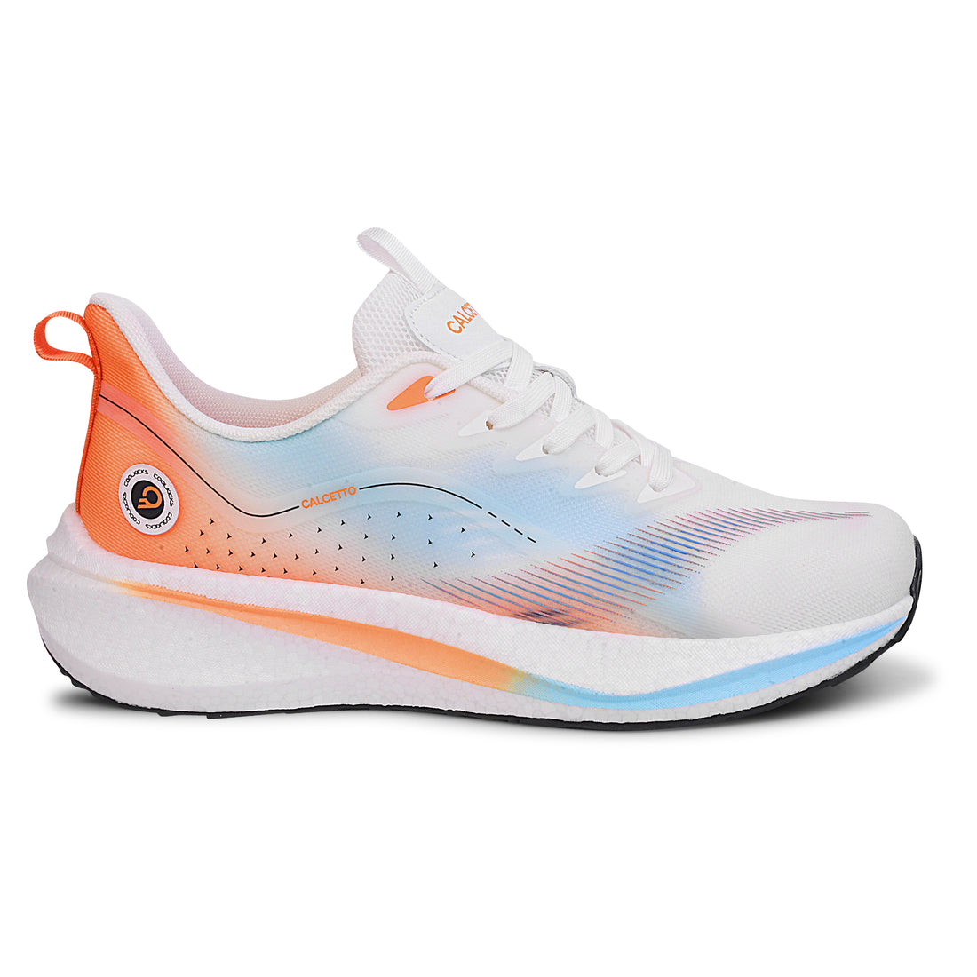 Calcetto Lightweight Running Shoes CLT-1023 WHITE ORANGE