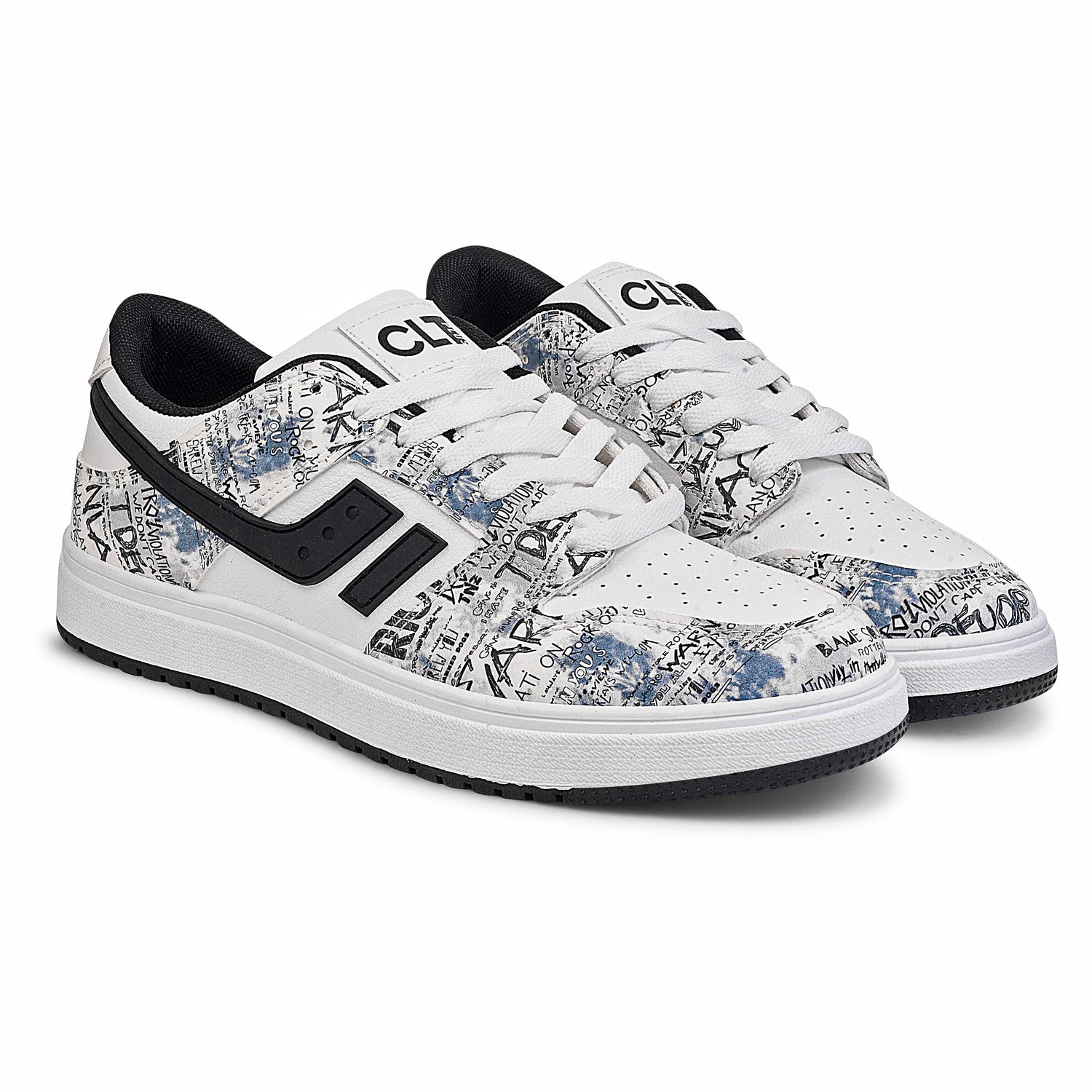 Calcetto Lightweight Sneakers CLT-6001 WHITE BLACK