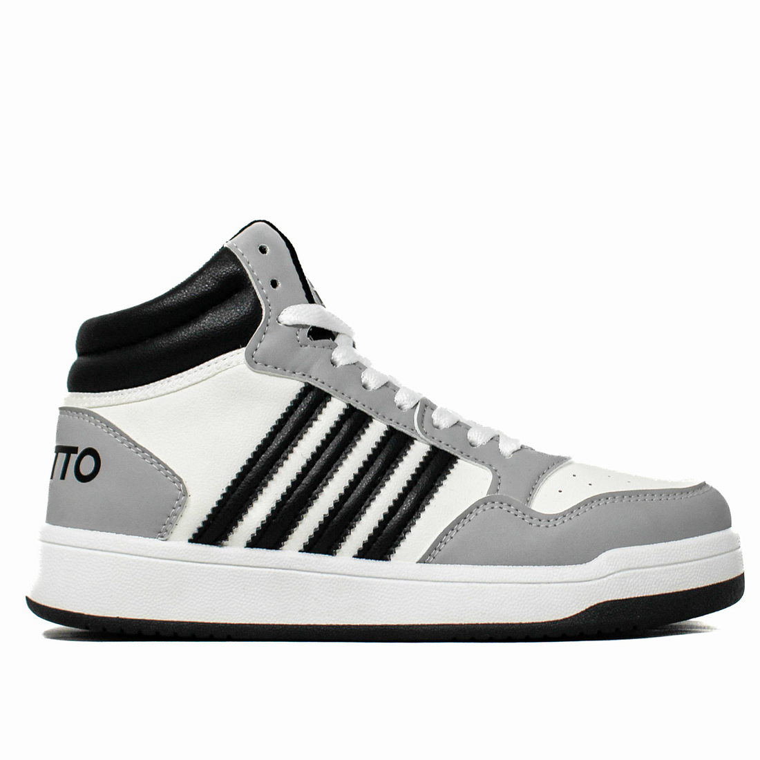 Women CLT-9852 Sneakers White Grey Black