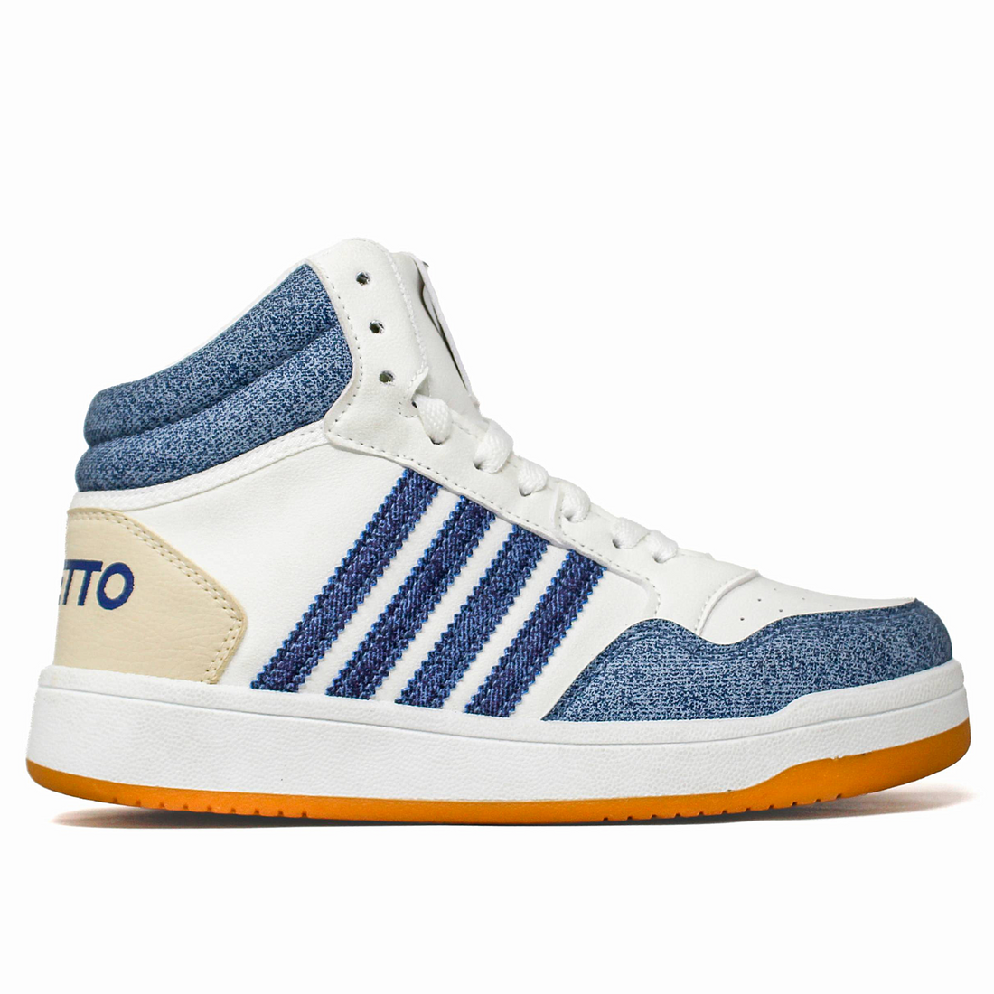 Women CLT-9852 Sneakers White Blue