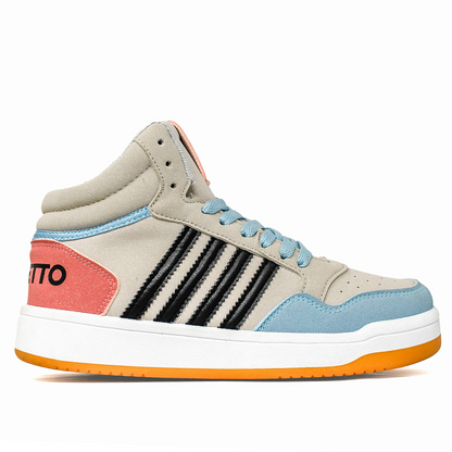 Women CLT-9852 Sneakers Grey Sky Black