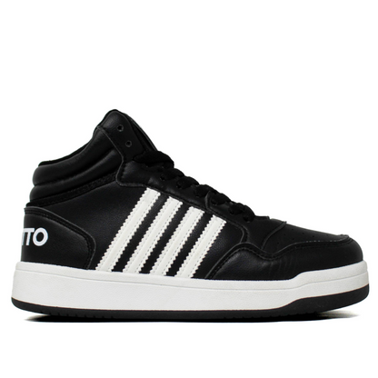 Women CLT-9852 Sneakers Black White
