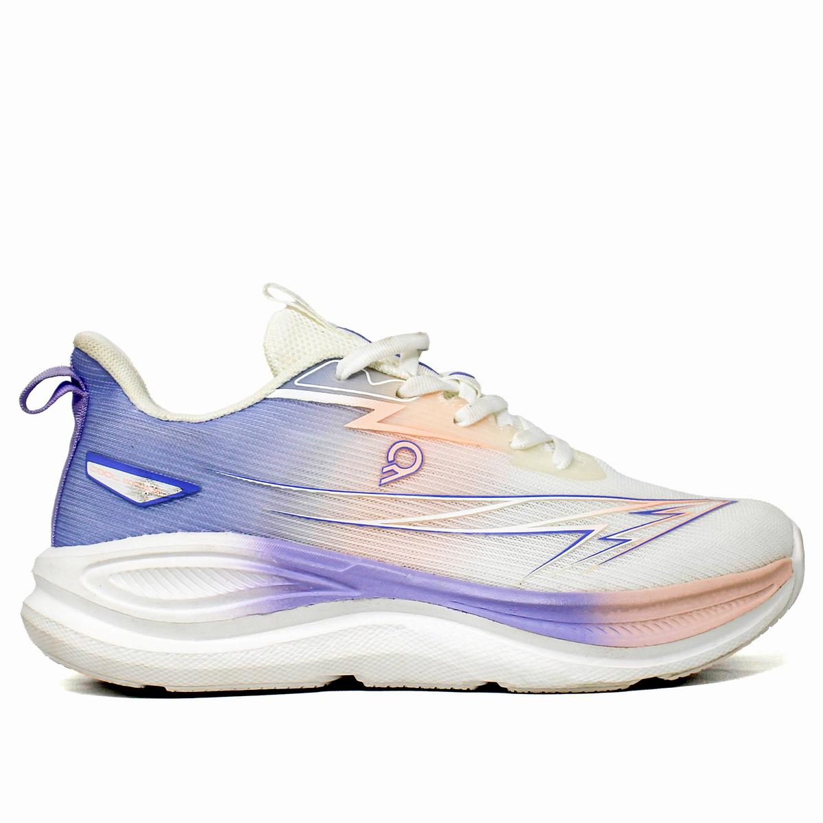 Women CLT-9847 Sports White Pink Purple