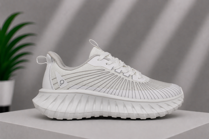 Light Weight CLT-1065 WHITE Running Shoes