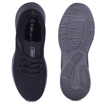 Calcetto CLT-0950 Full Black Men Casual Shoes