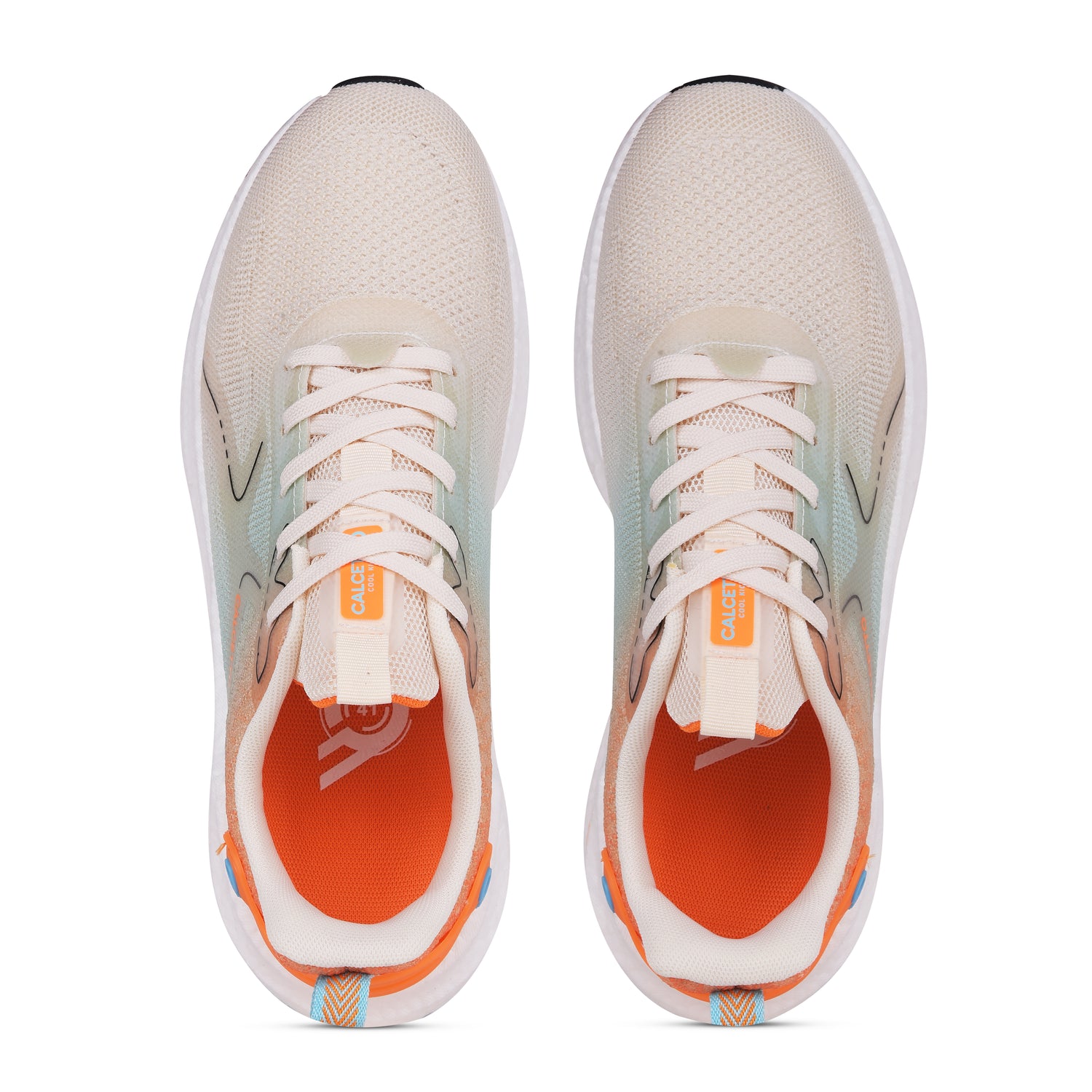 Calcetto CLT-1014 Beige Orange Casual Shoe For Men