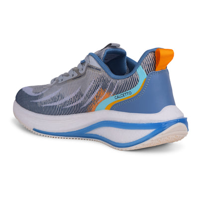 Calcetto CLT-1016 Grey Blue Casual Shoe For Men