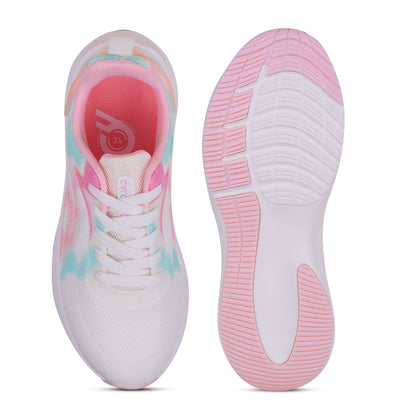 Calcetto Lightweight Running Shoes CLT-9830 WHITE PINK