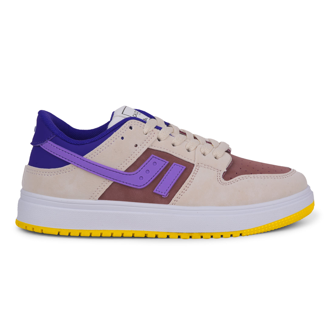 Women CLT-9833 Sneakers Beige Purple