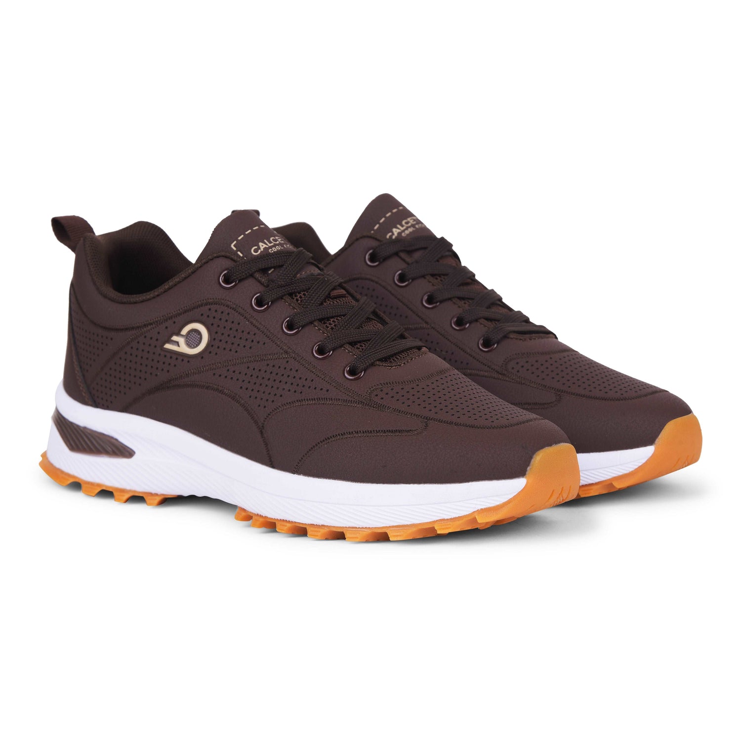Calcetto CLT-1011 Brown Sneakers For Men