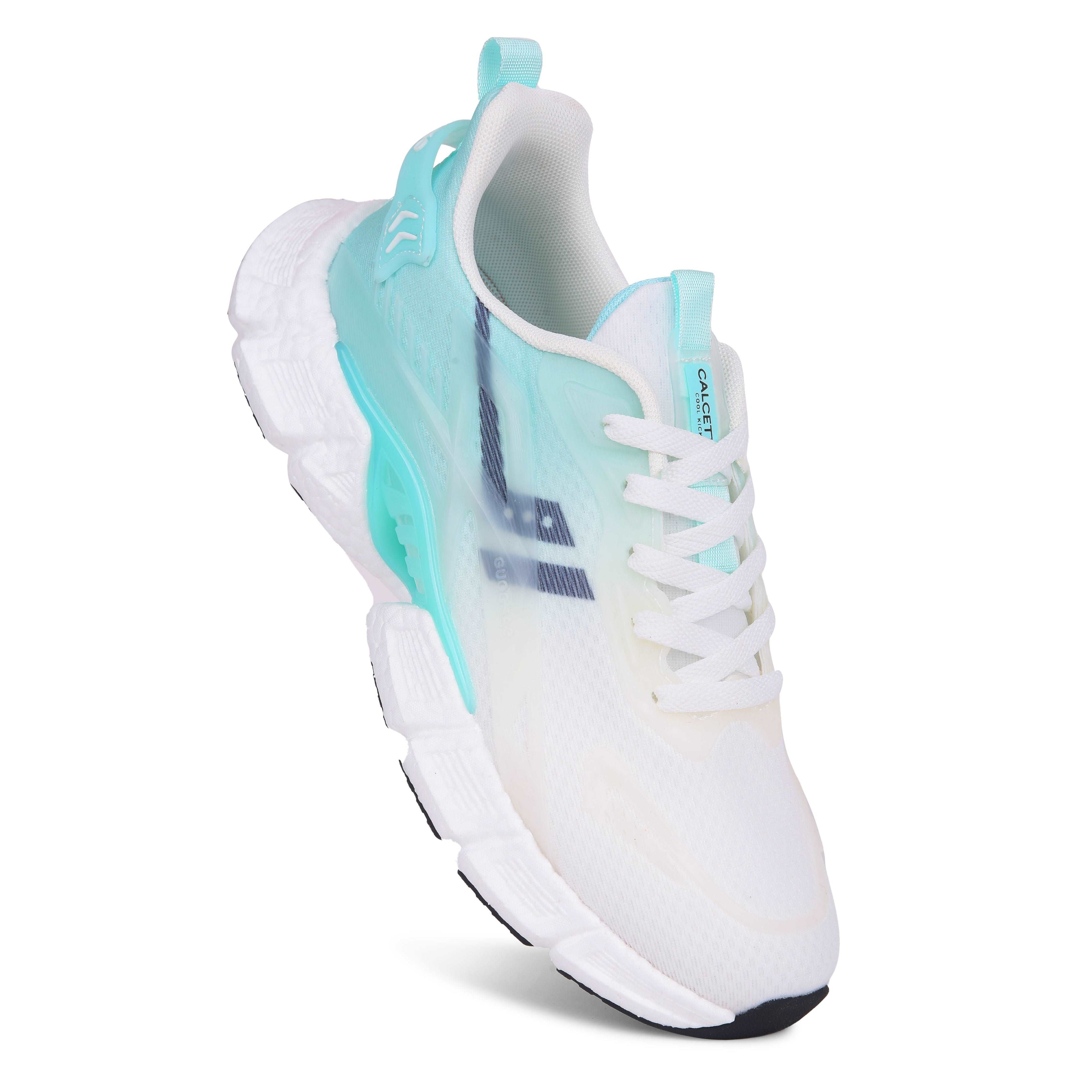 Calcetto CLT-1015 White Aqua Casual Shoe For Men